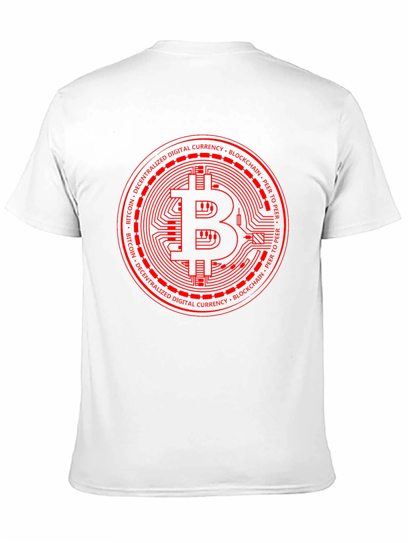 Bitcoin Blockchain Graphic Tee - Black