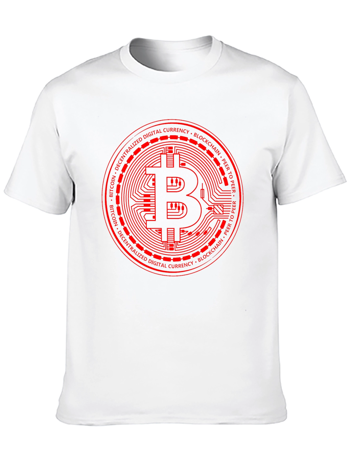 Bitcoin Blockchain Graphic Tee - Black