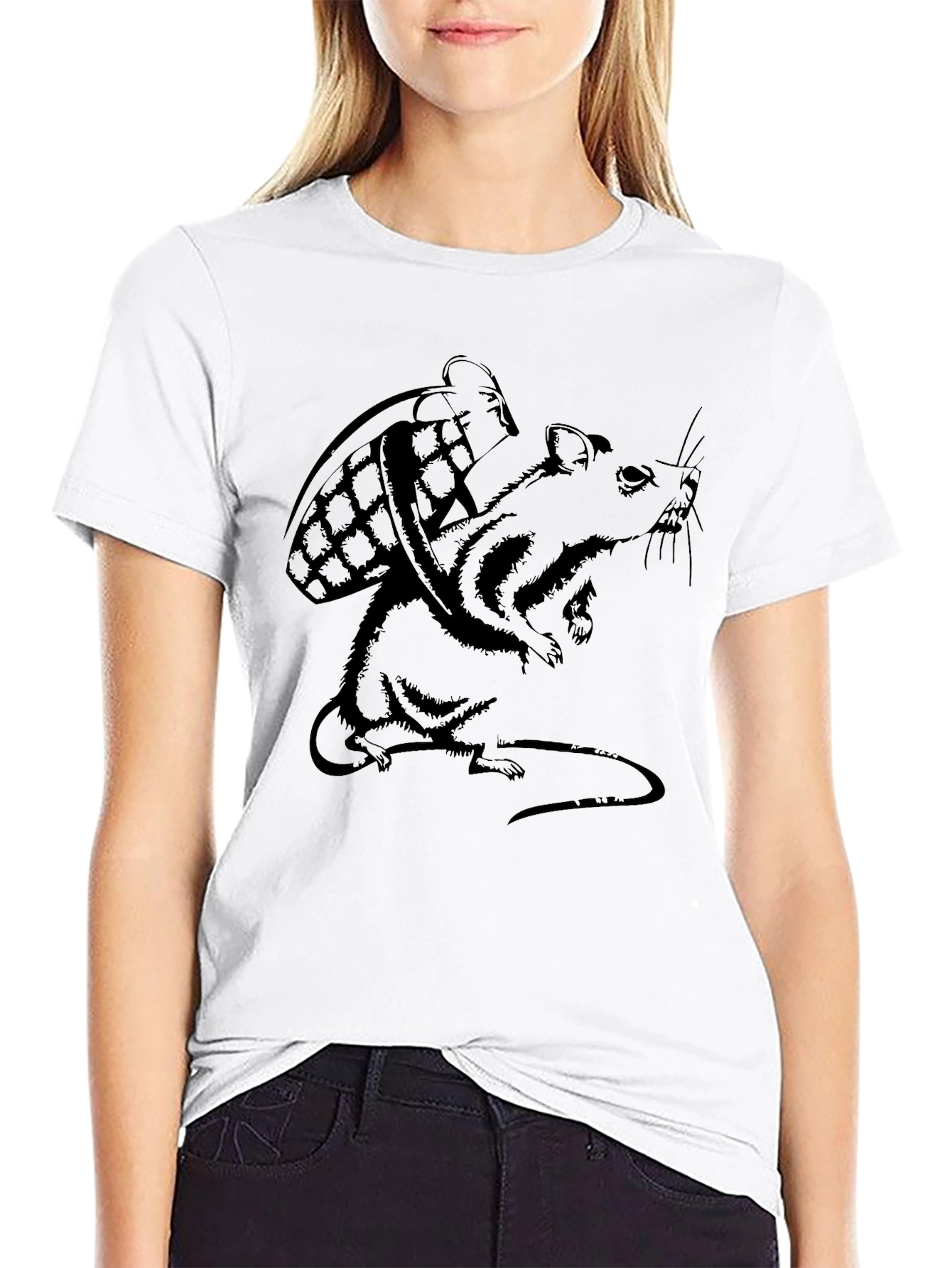 Rat With Grenade - Unisex Graphic Tee