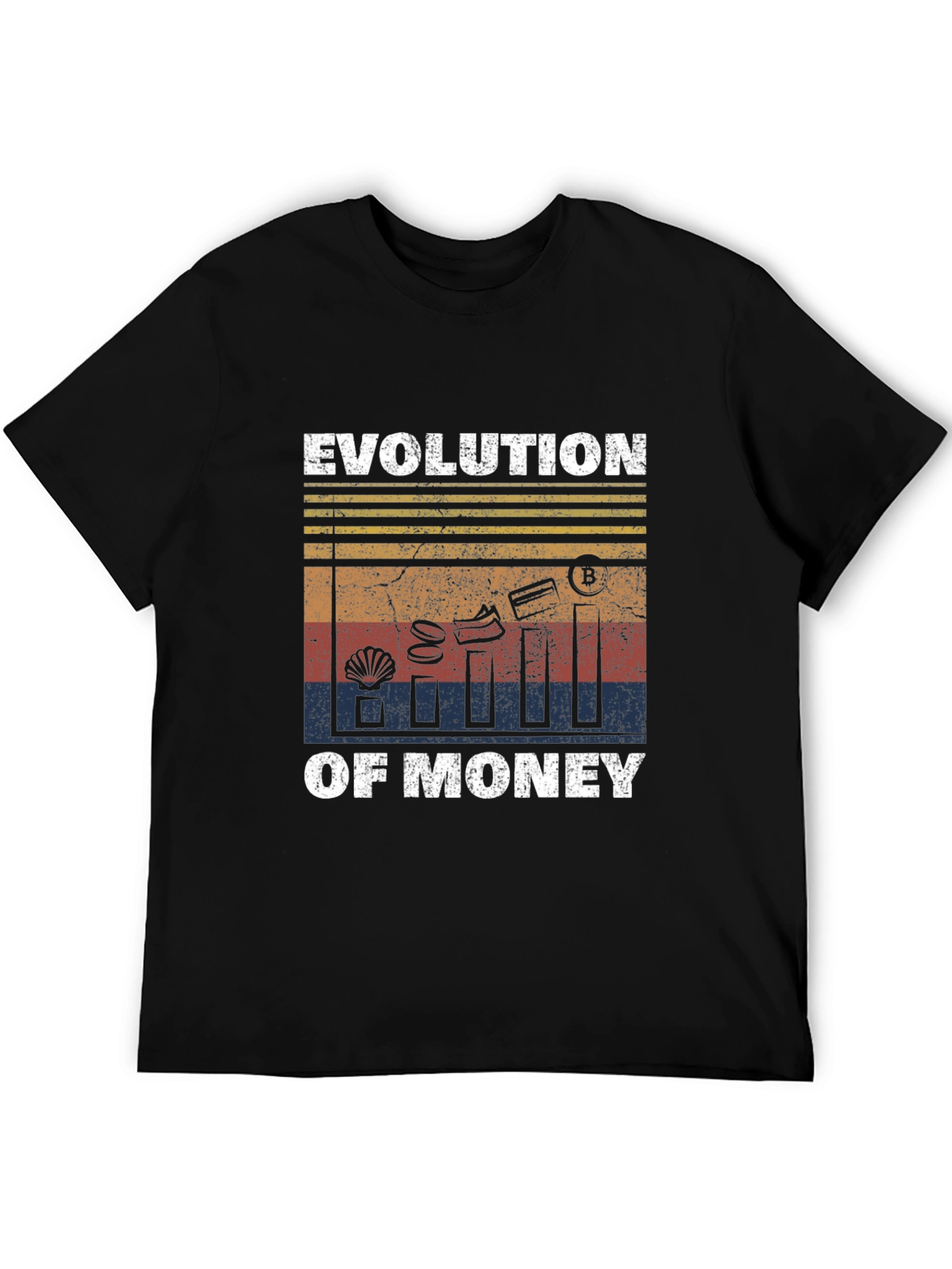 Evolution of Money Graphic Tee - Black