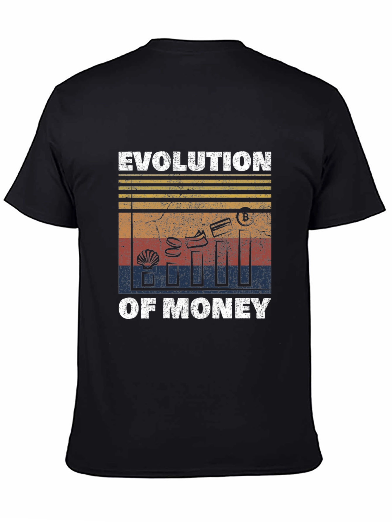 Evolution of Money Graphic Tee - Black