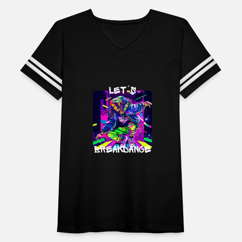 Woman Dancing Breakdance On The Street In