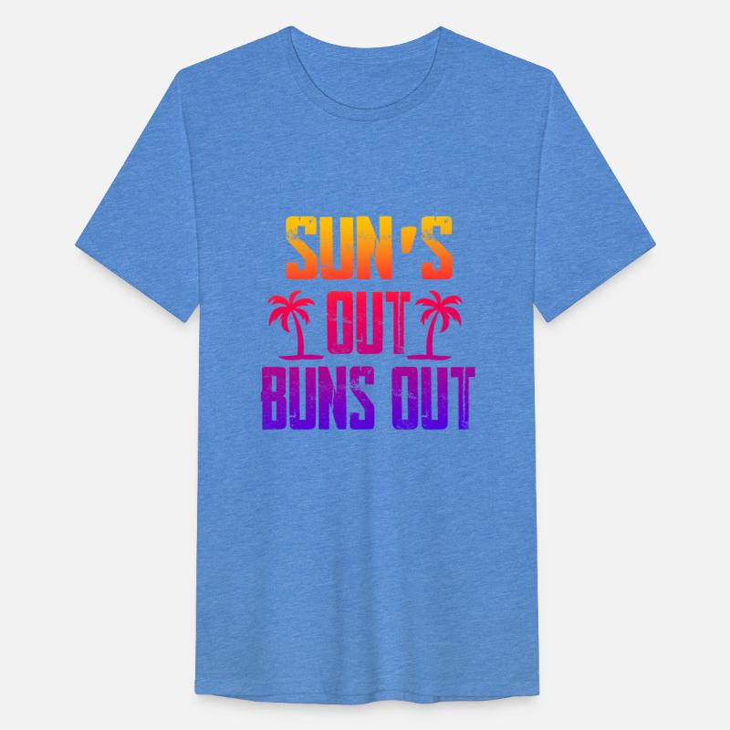 Womens Suns Out Buns Out Funny Summer