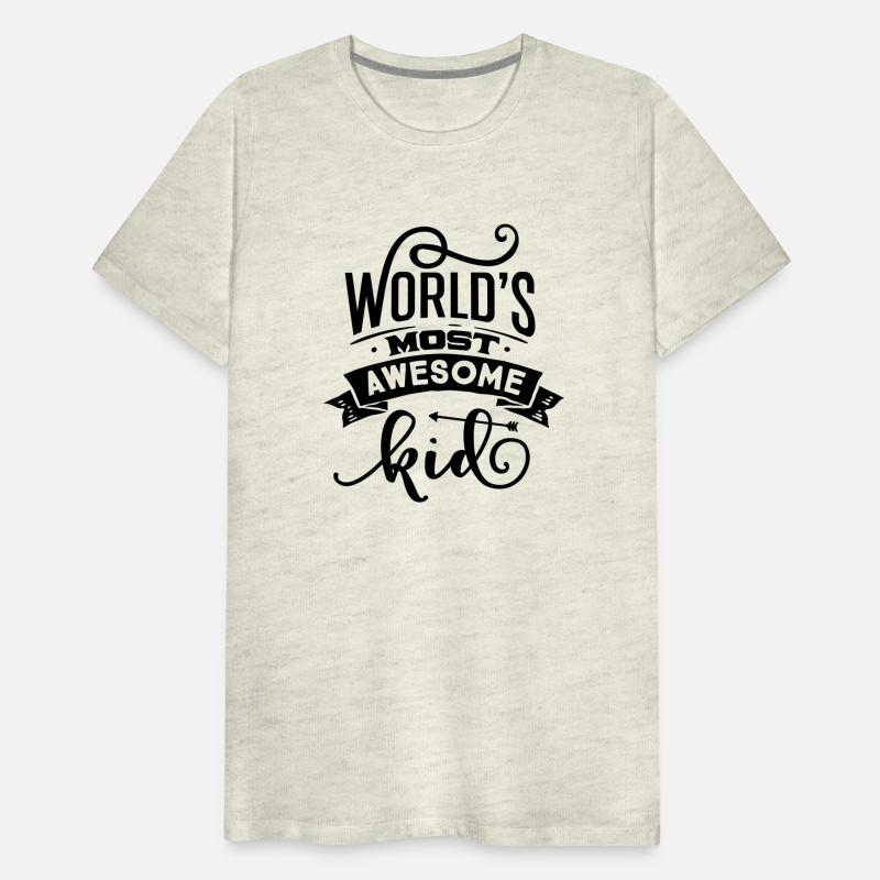 World s most awesome kid tshirt design