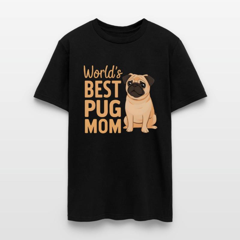 World's Best Pug Mom Cute Canine Adoration