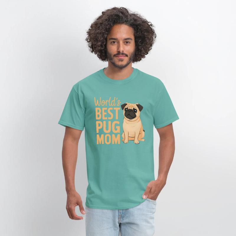 World's Best Pug Mom Cute Canine Adoration