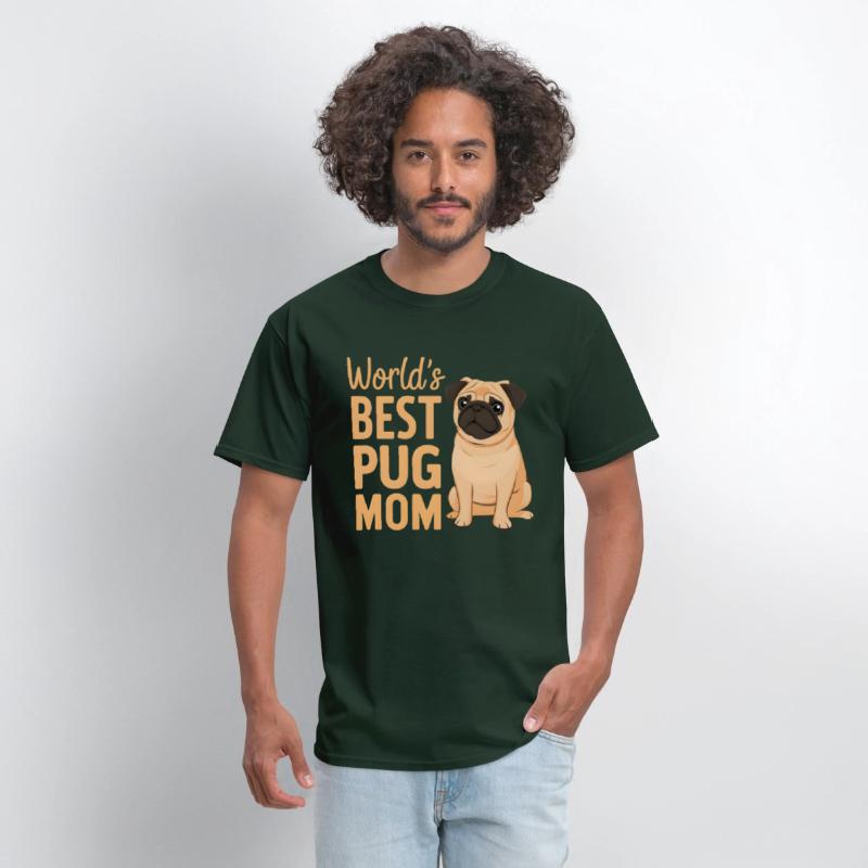 World's Best Pug Mom Cute Canine Adoration