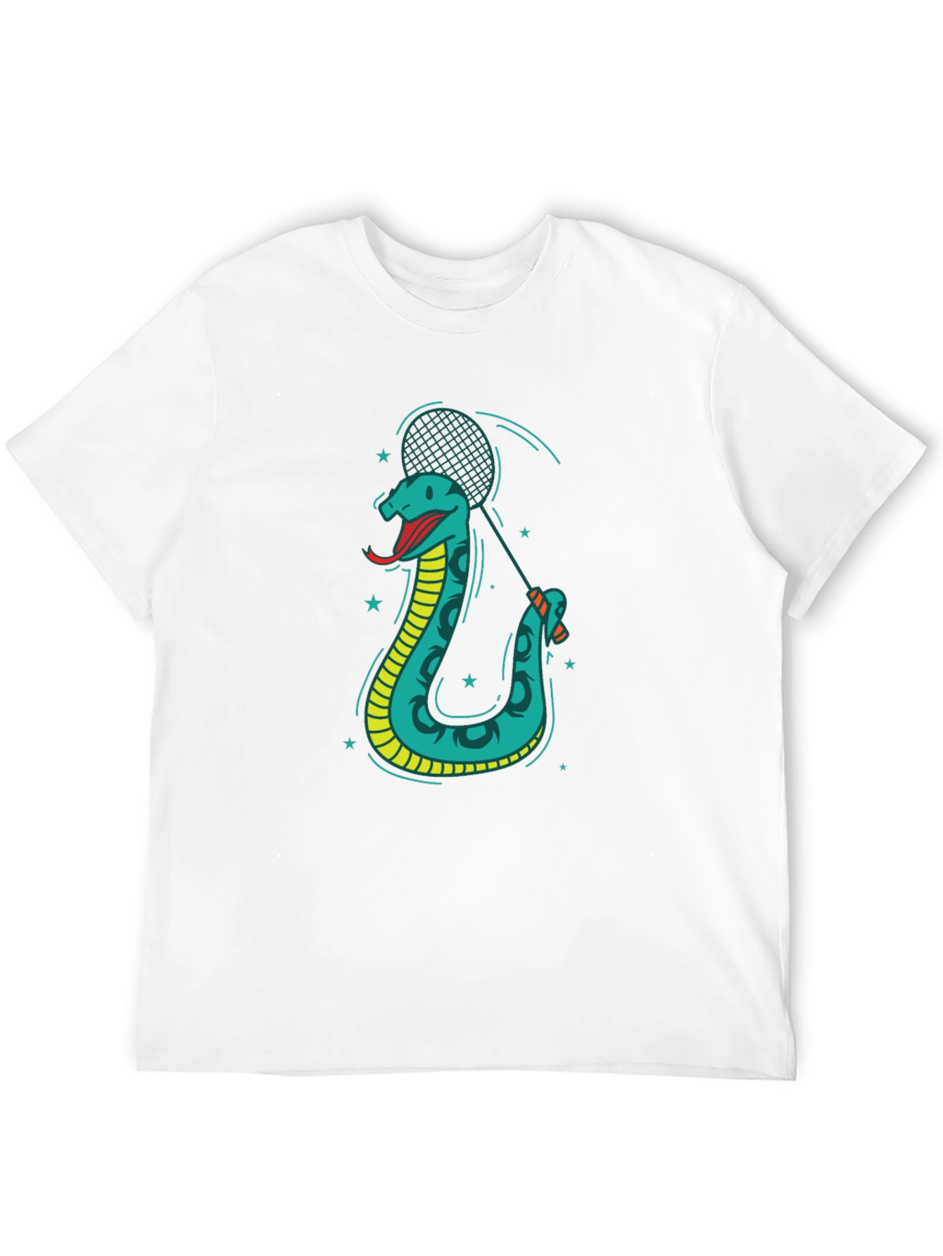 Cool Snake Badminton T-Shirt