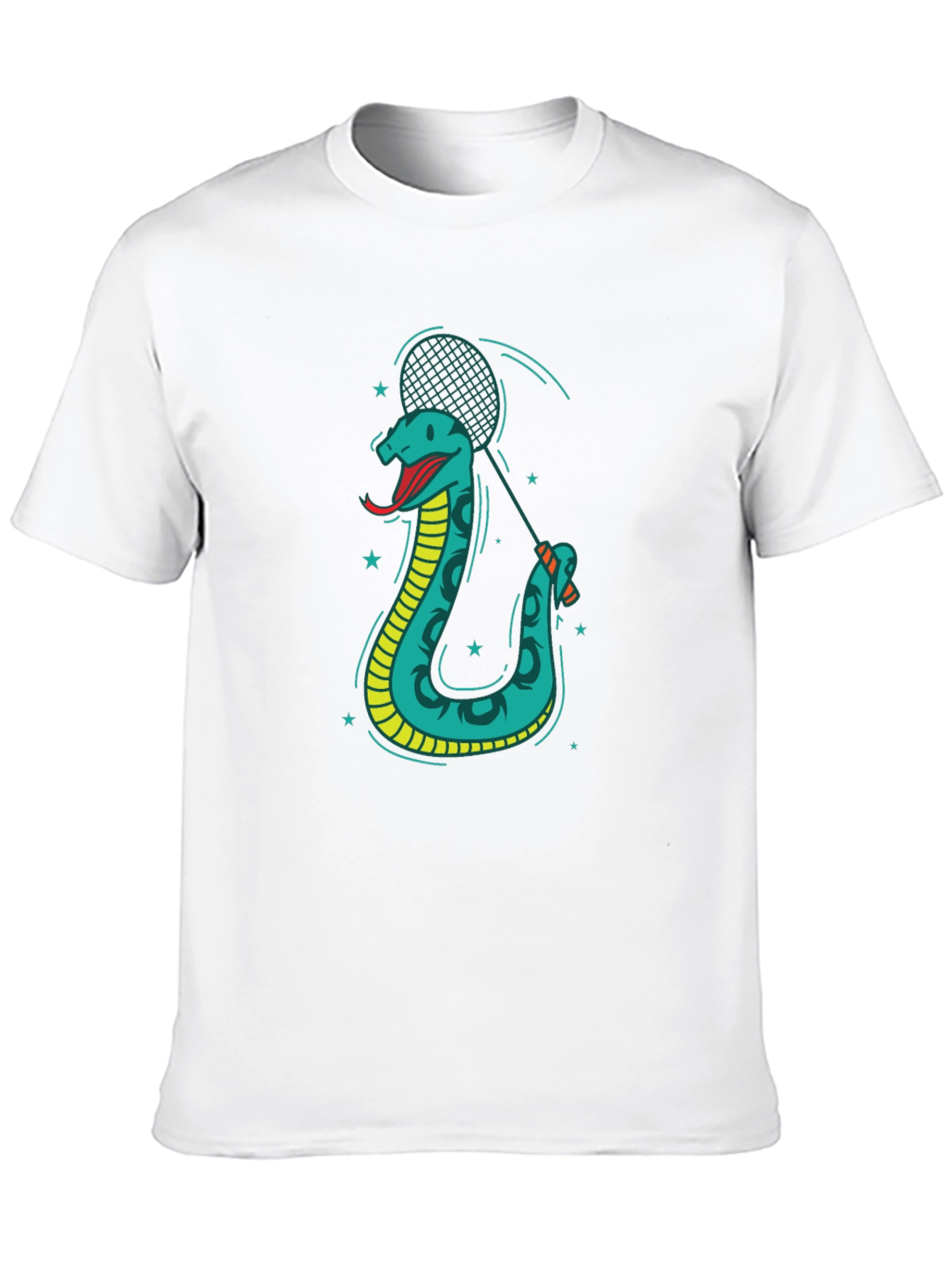 Cool Snake Badminton T-Shirt