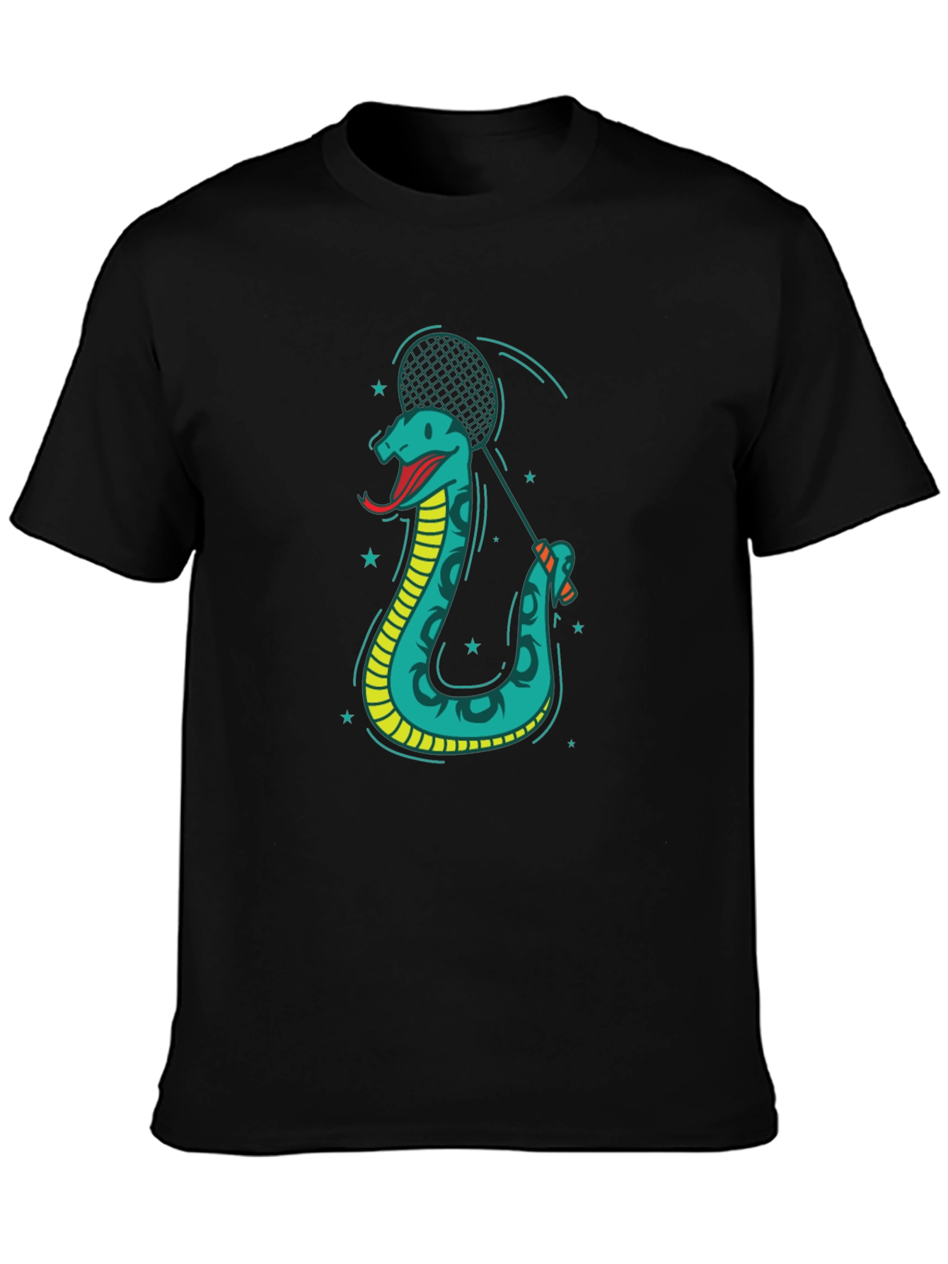 Cool Snake Badminton T-Shirt