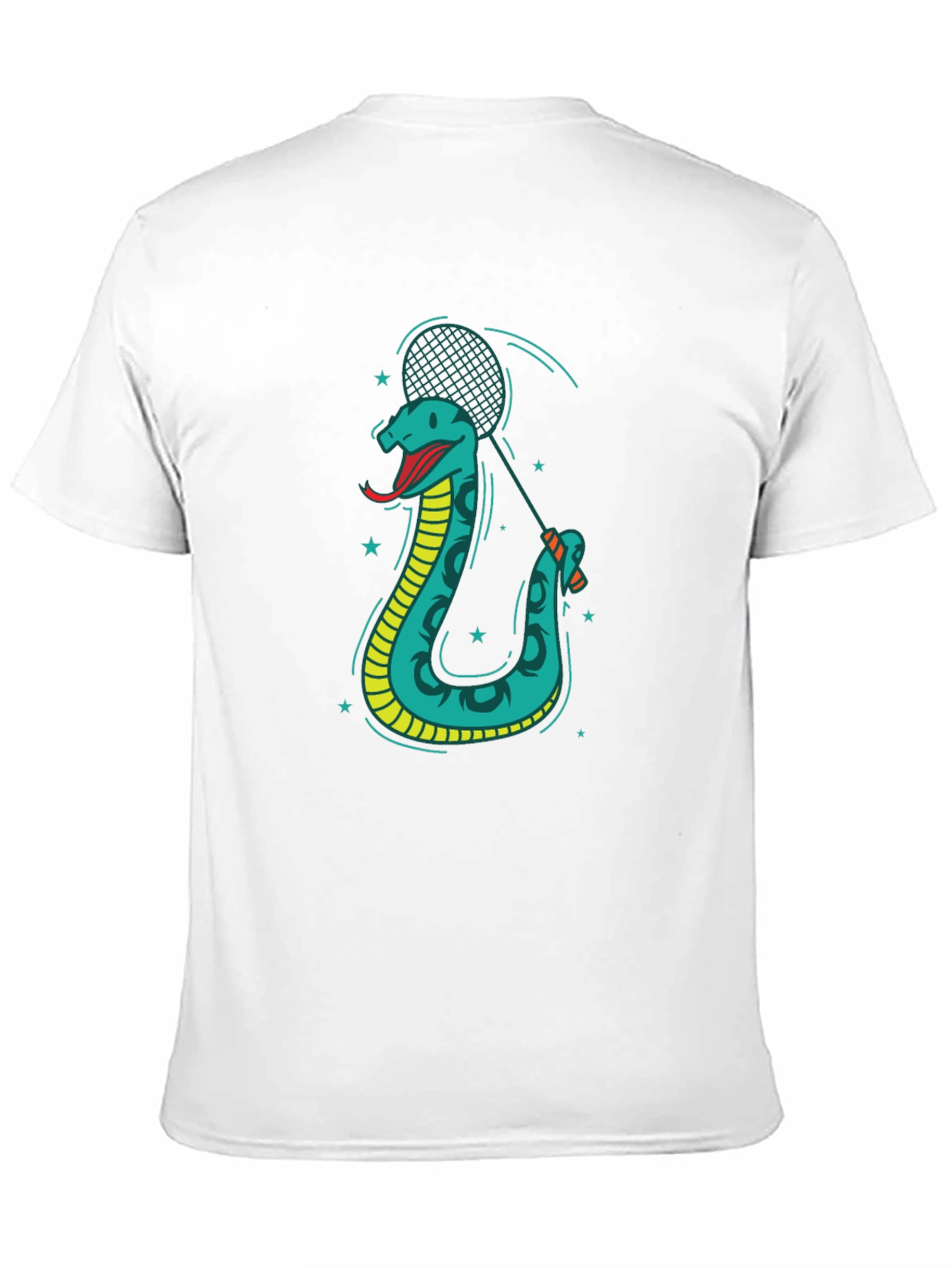 Cool Snake Badminton T-Shirt