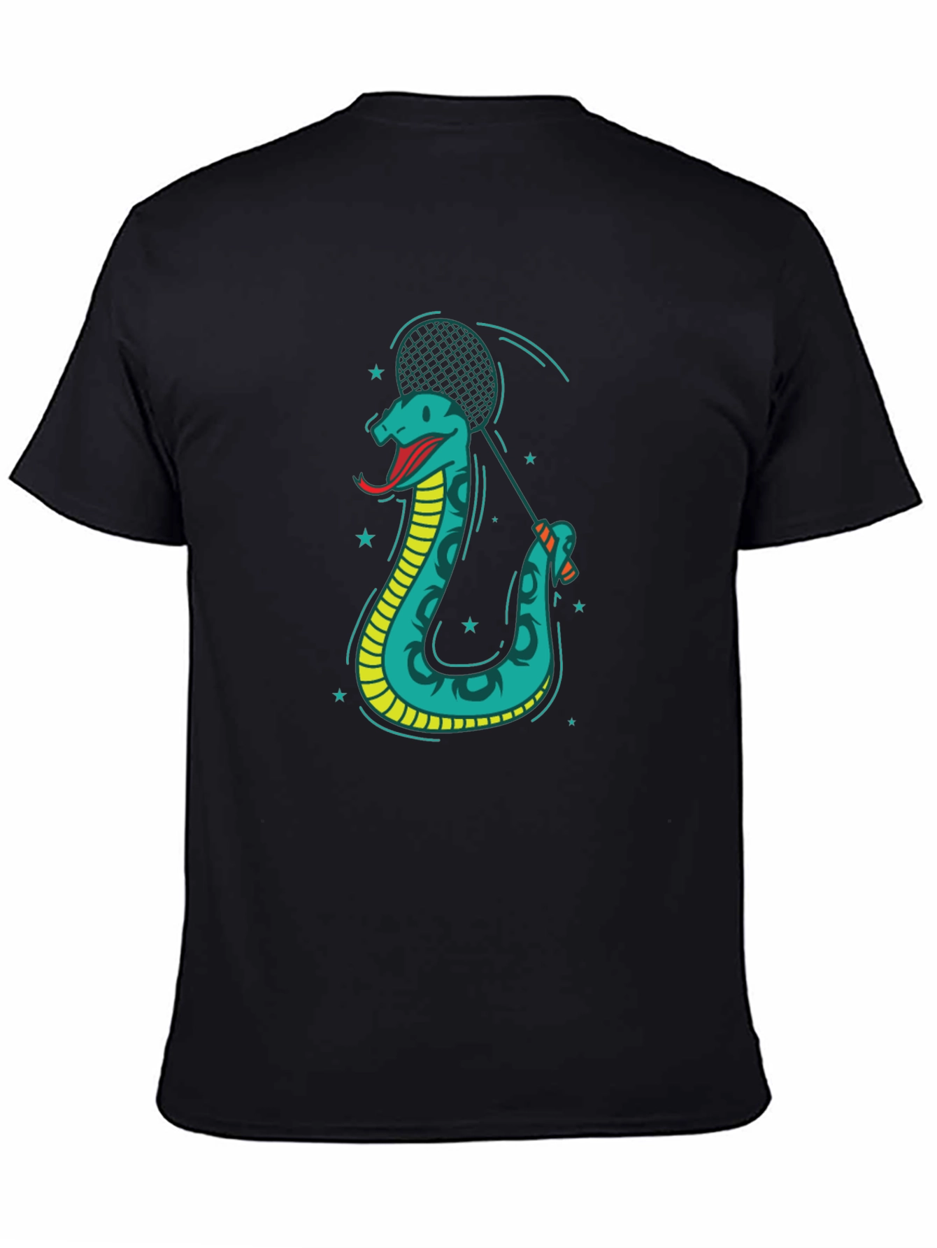 Cool Snake Badminton T-Shirt