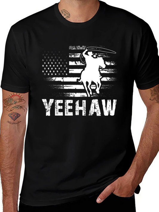 Yeehaw American Flag Graphic Tee