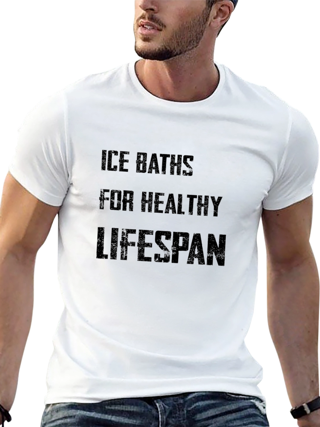Ice Baths Healthy Lifespan Graphic T-Shirt