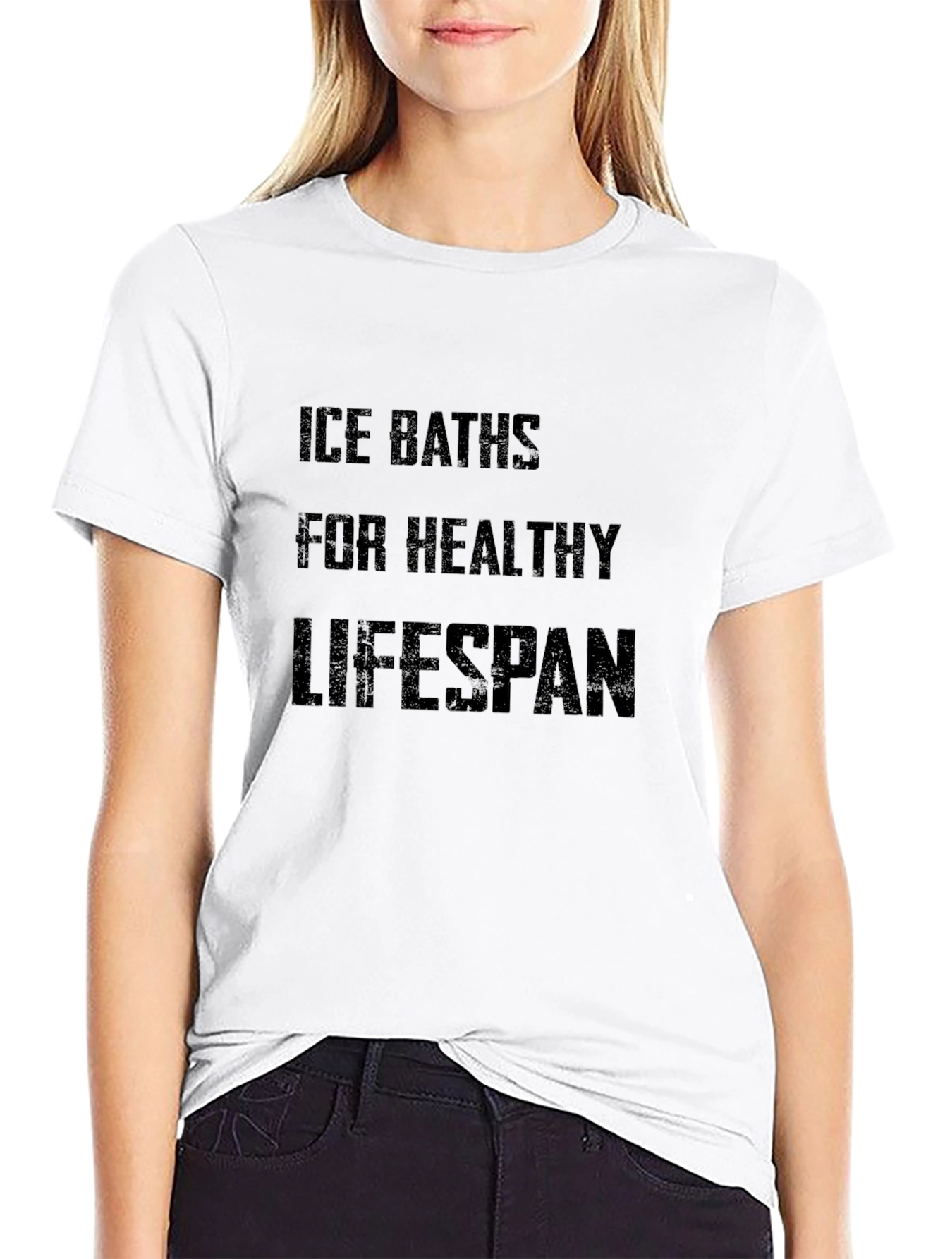 Ice Baths Healthy Lifespan Graphic T-Shirt