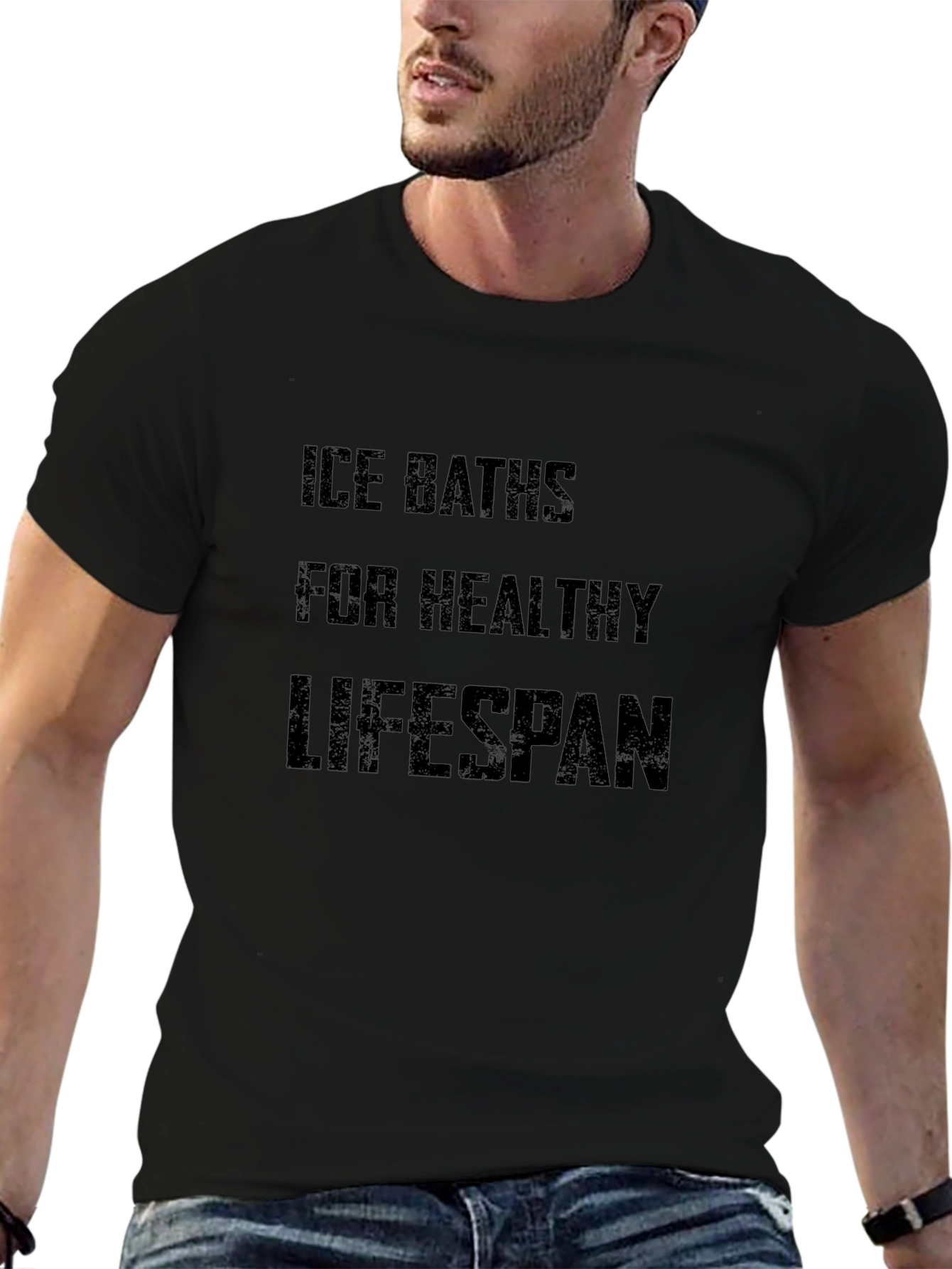 Ice Baths Healthy Lifespan Graphic T-Shirt
