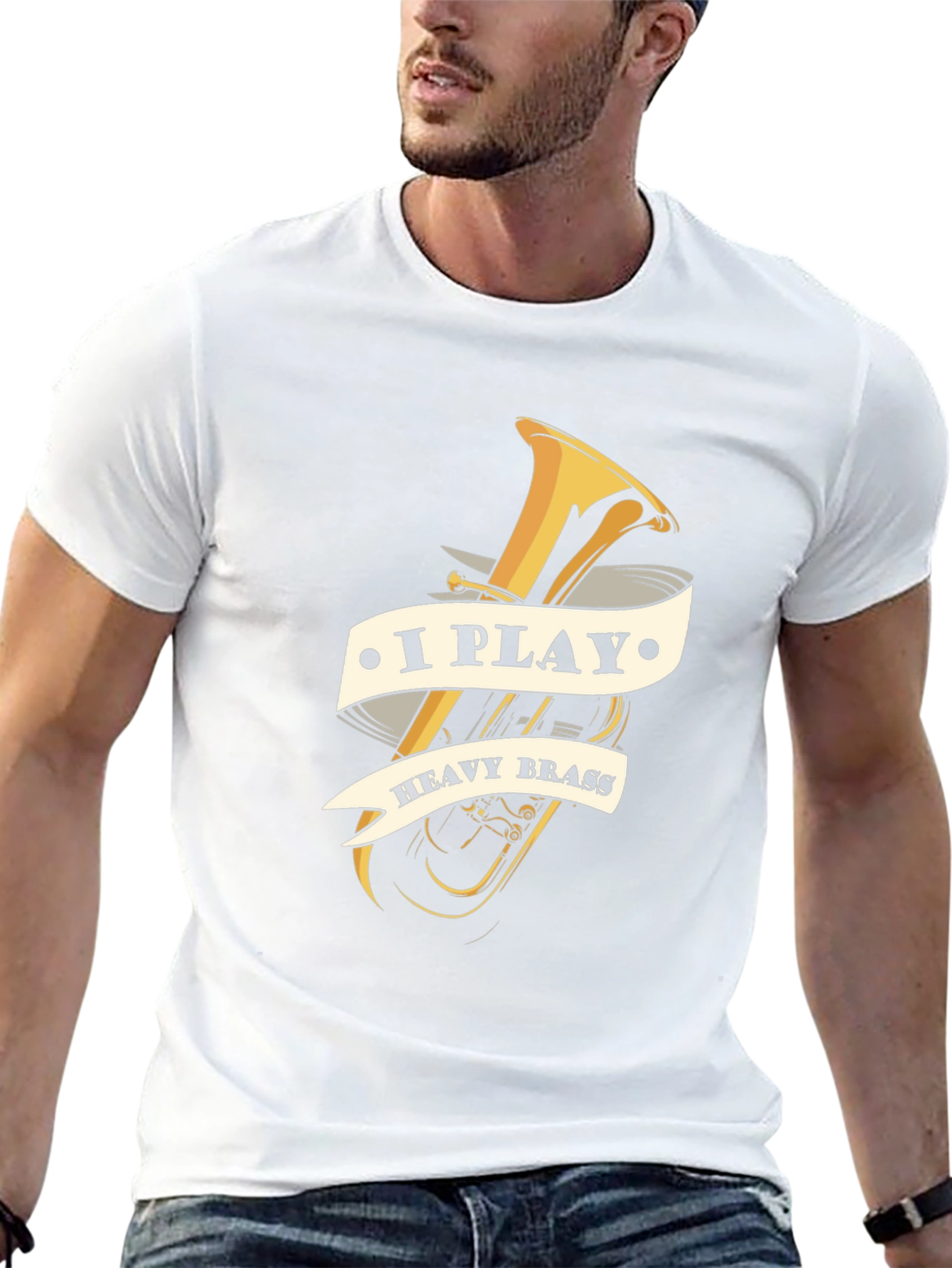 I Play Heavy Brass T-Shirt - Musician Tee