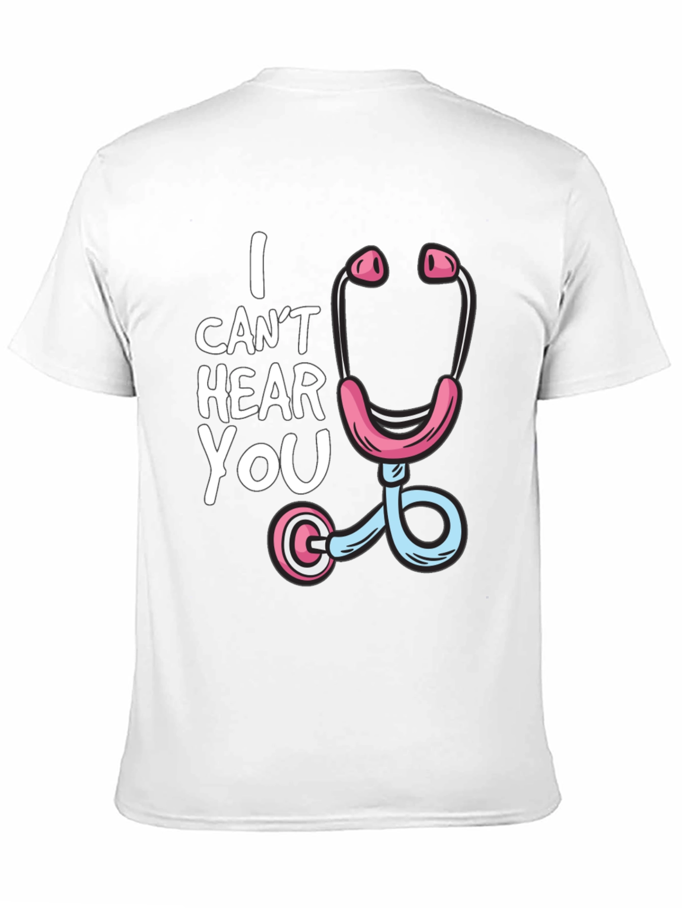 Funny Doctor Stethoscope Graphic T-Shirt