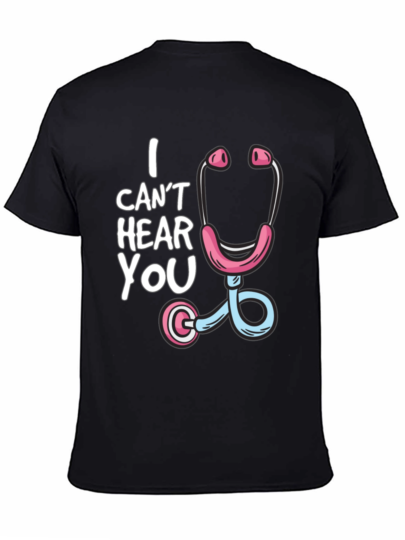 Funny Doctor Stethoscope Graphic T-Shirt