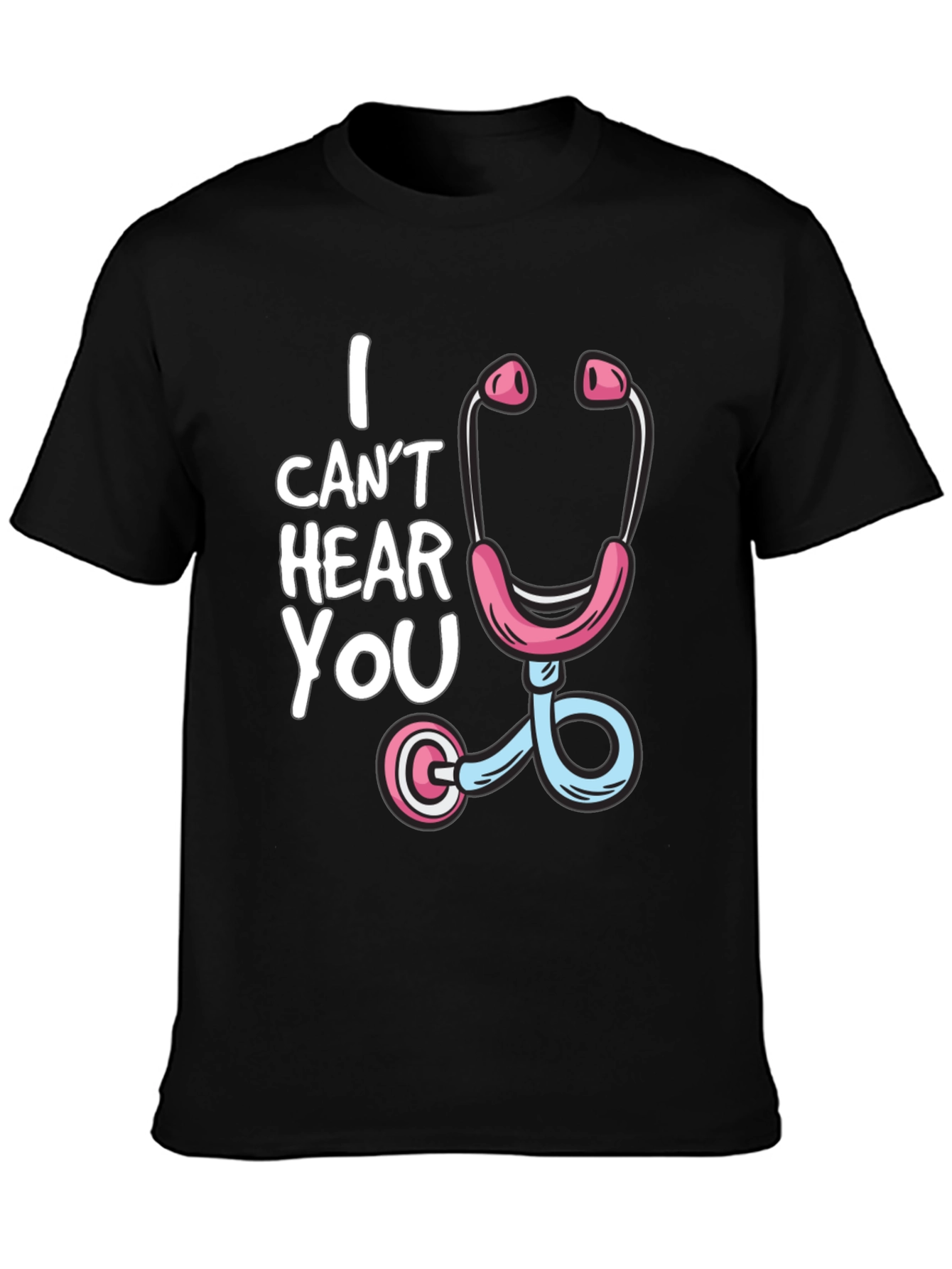 Funny Doctor Stethoscope Graphic T-Shirt