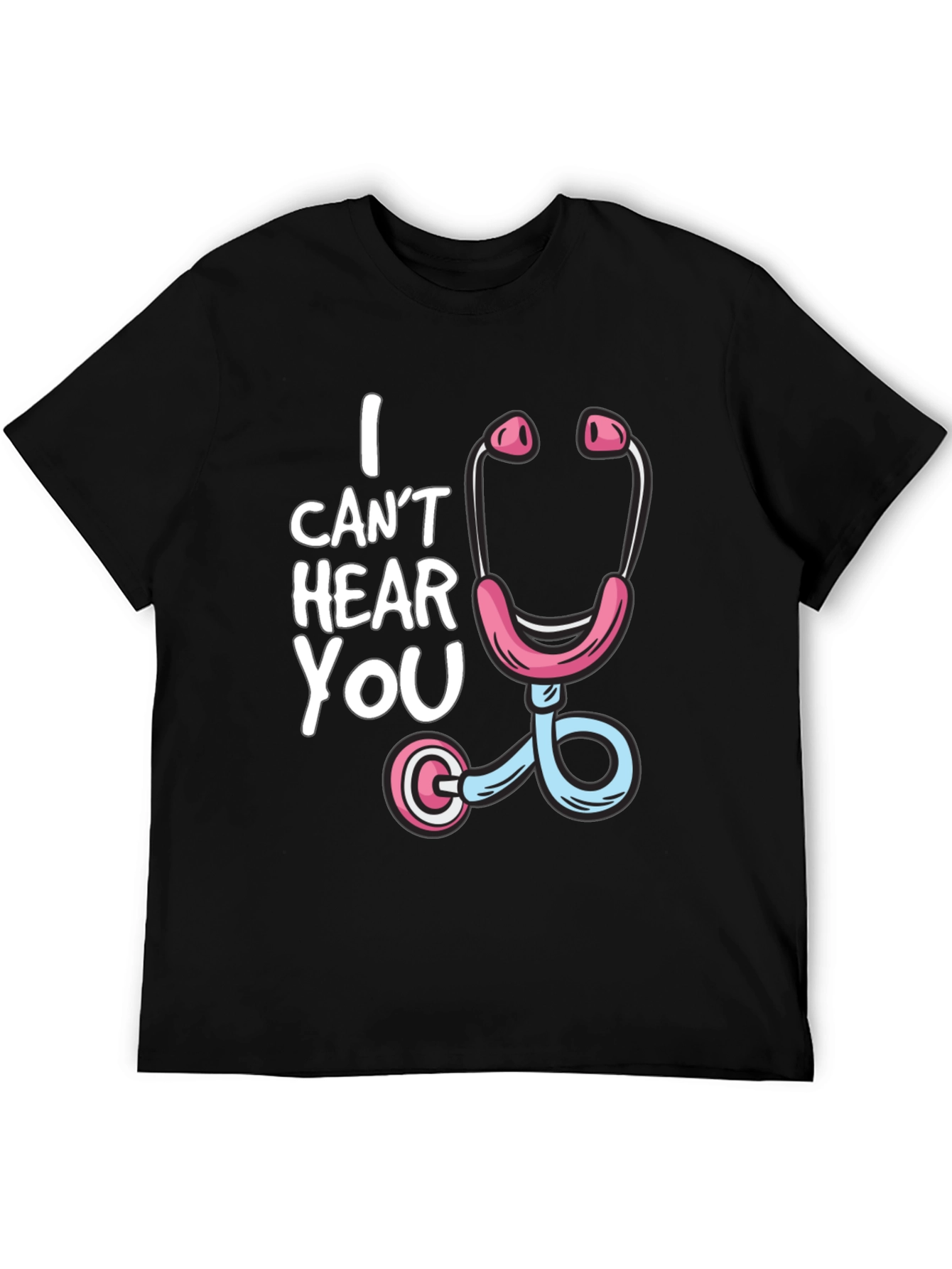 Funny Doctor Stethoscope Graphic T-Shirt