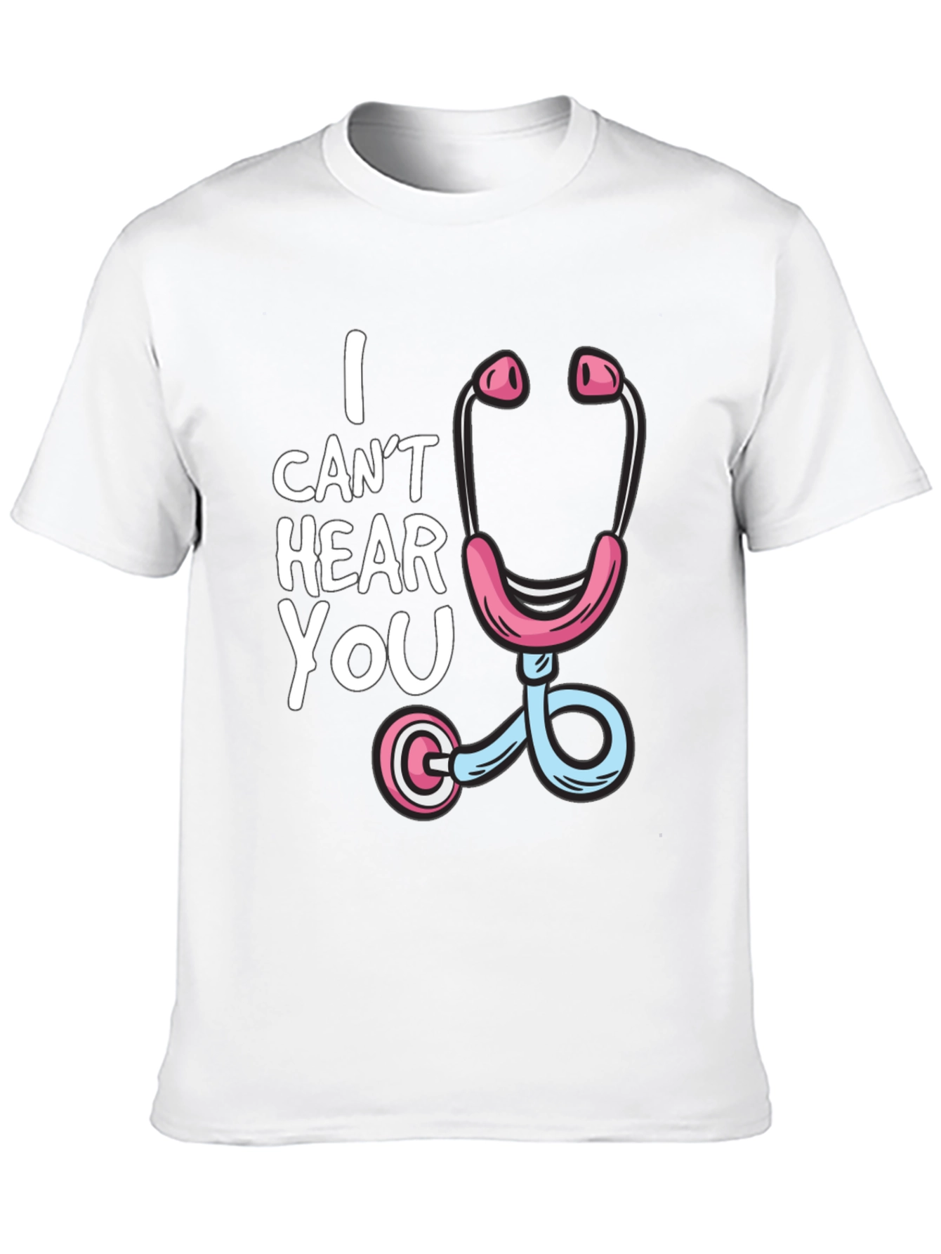 Funny Doctor Stethoscope Graphic T-Shirt