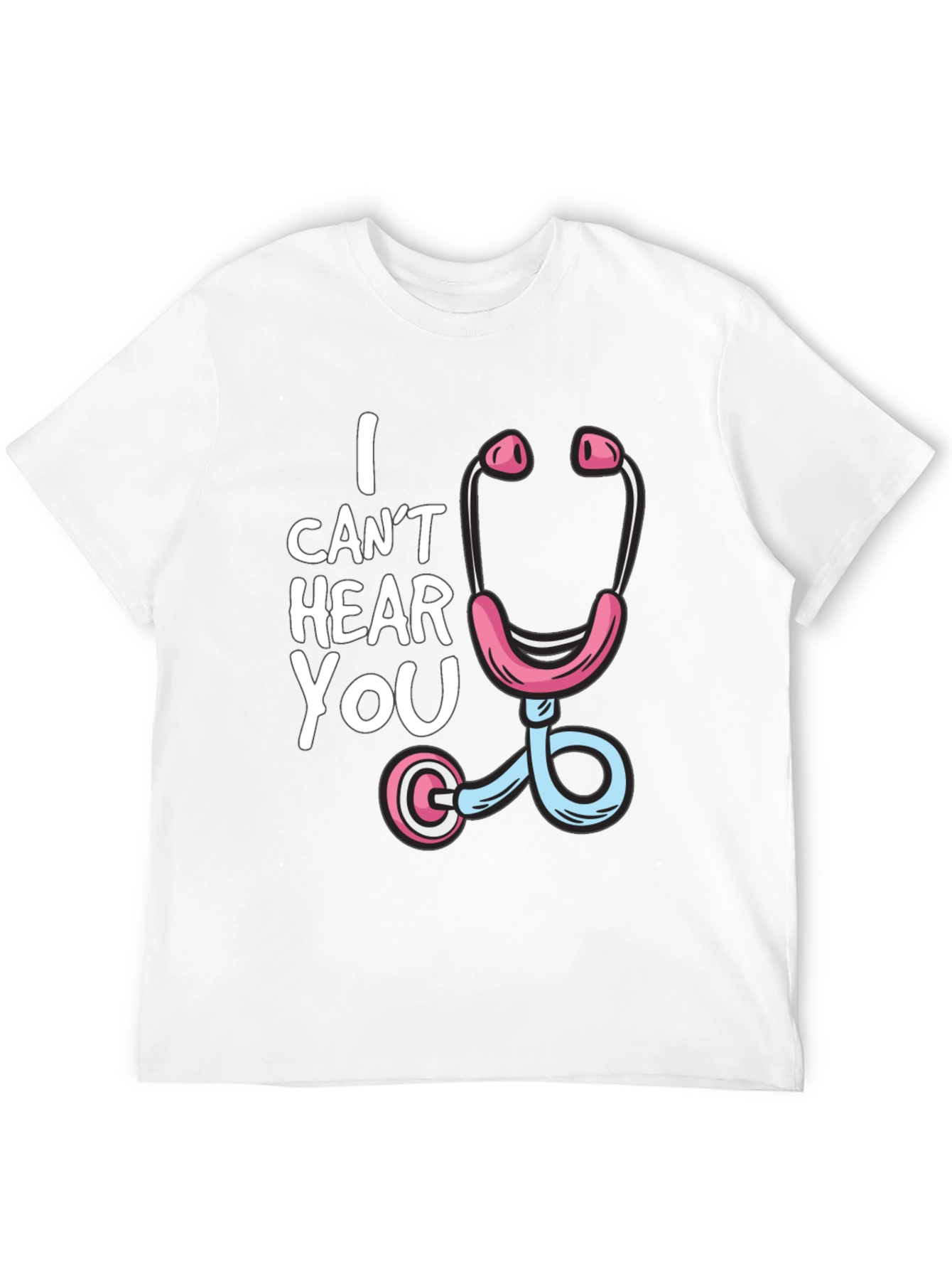 Funny Doctor Stethoscope Graphic T-Shirt