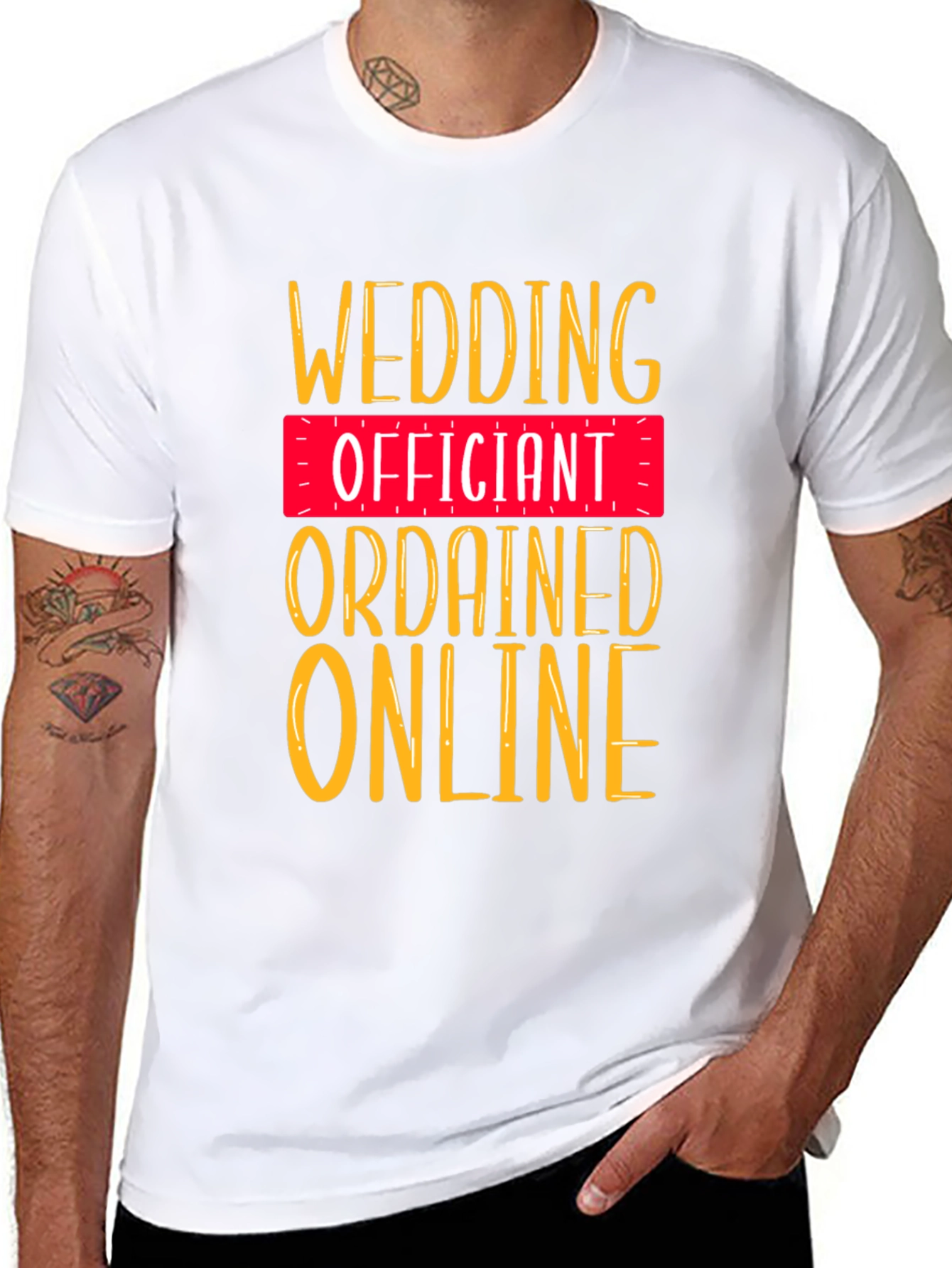 Wedding Officiant T-Shirt - Ordained Online