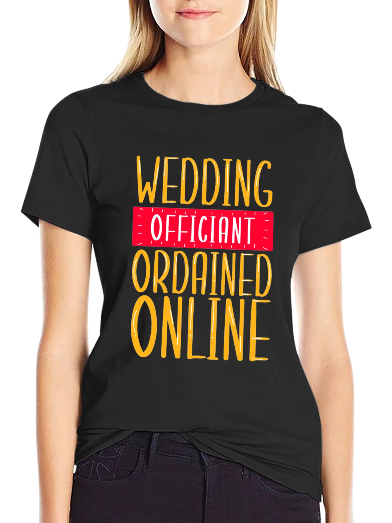 Wedding Officiant T-Shirt - Ordained Online