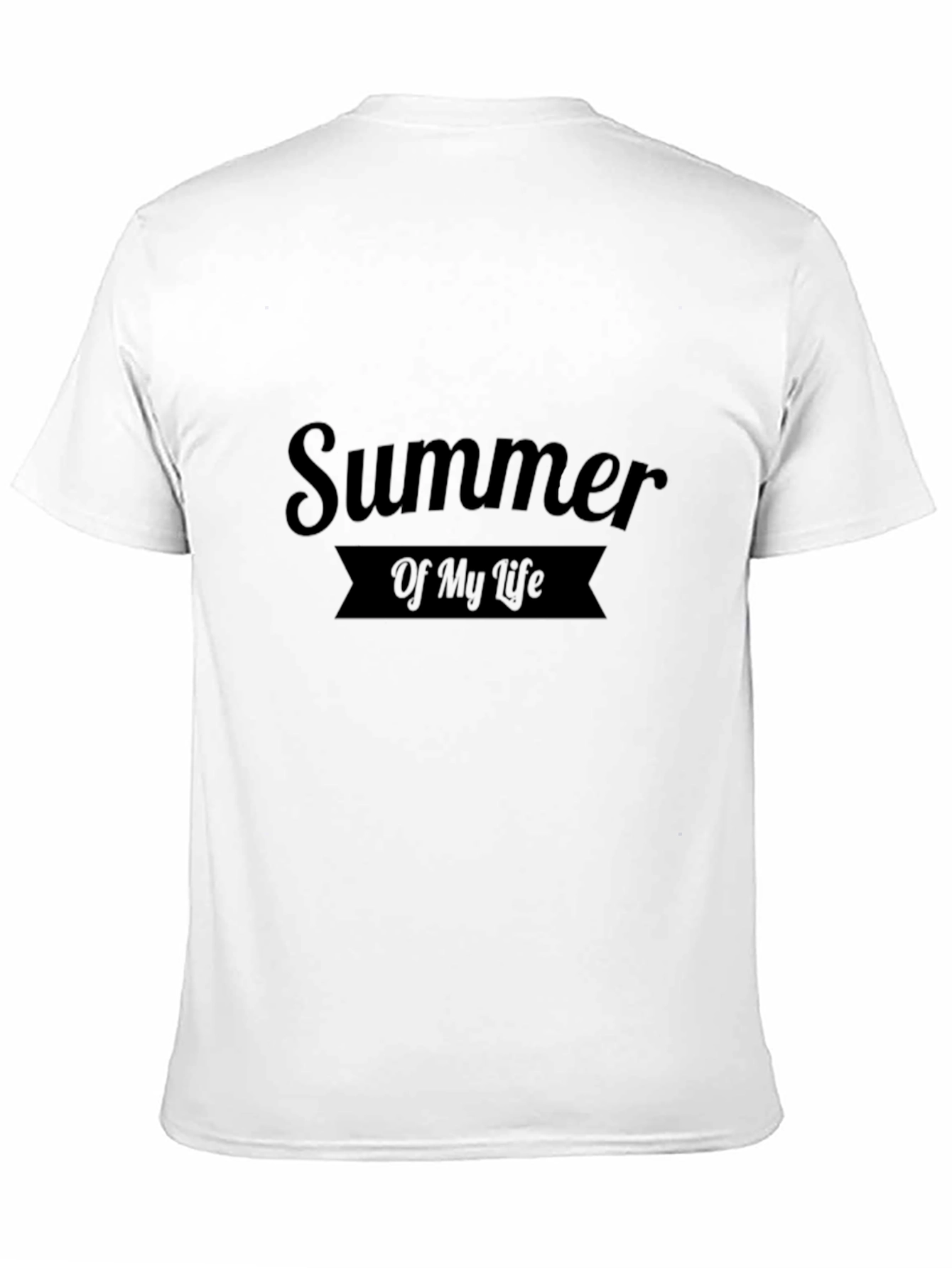 Summer of My Life Black Graphic T-Shirt