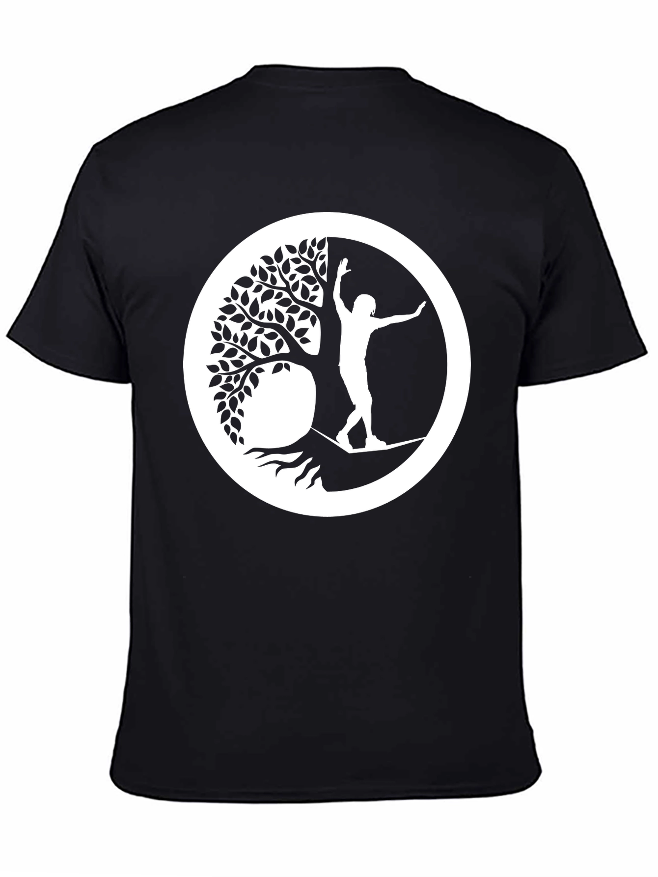 Tree of Life Slackline T-Shirt - Black
