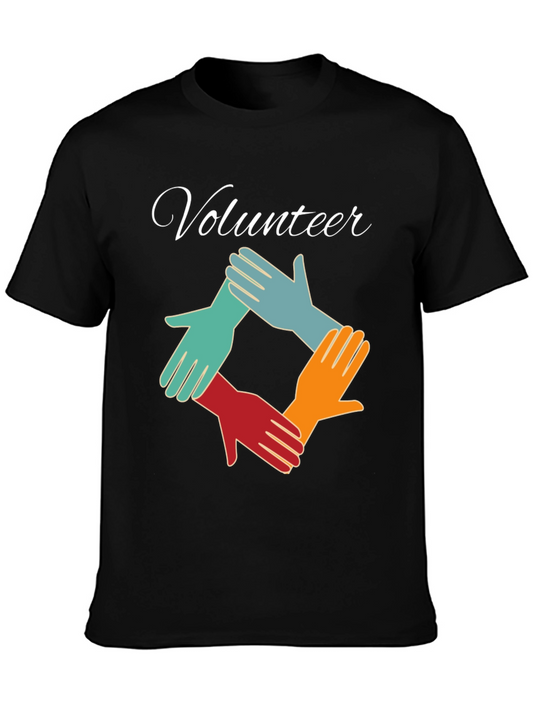 Volunteer Hands Graphic T-Shirt