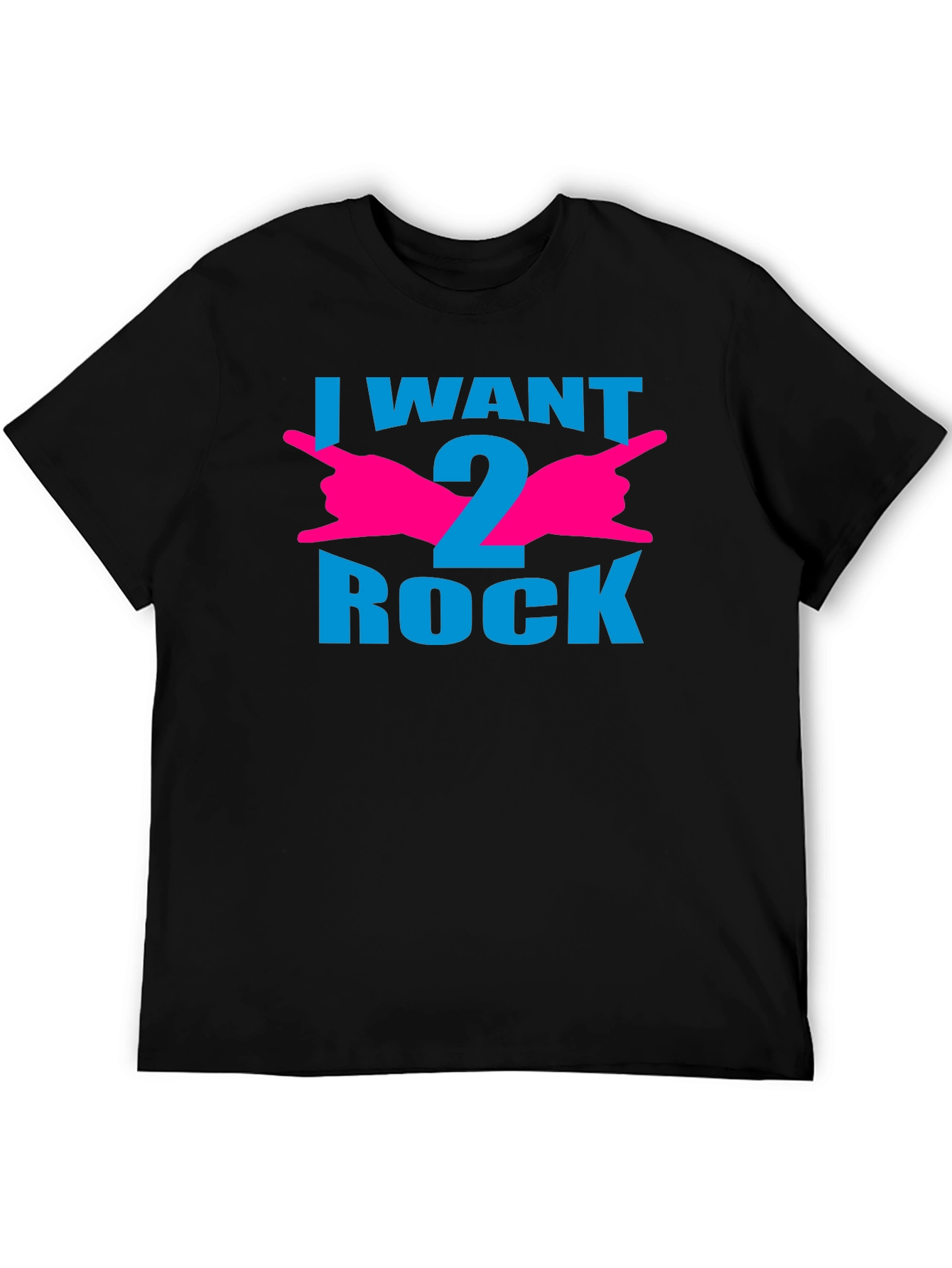 I Want 2 Rock Graphic T-Shirt