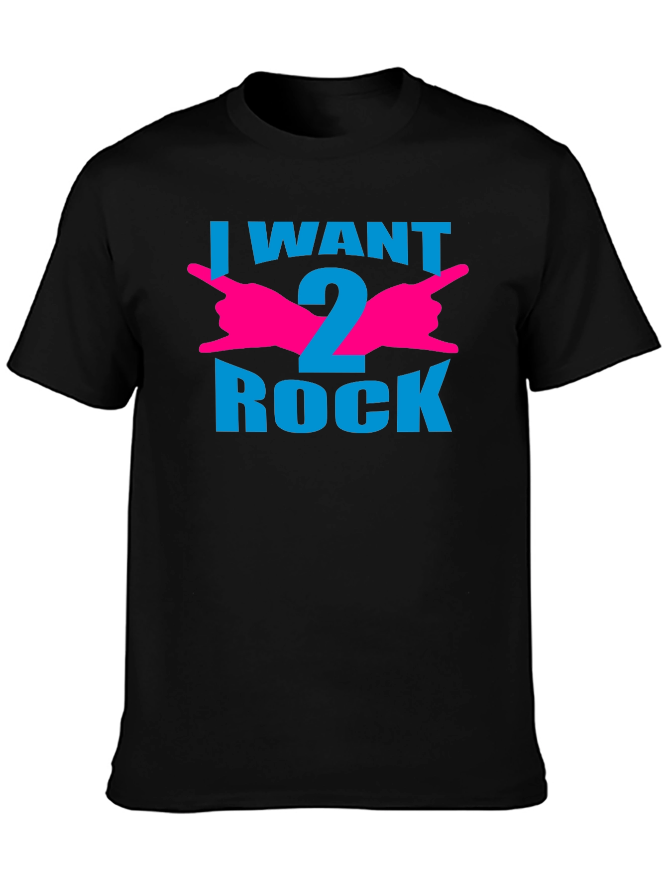 I Want 2 Rock Graphic T-Shirt
