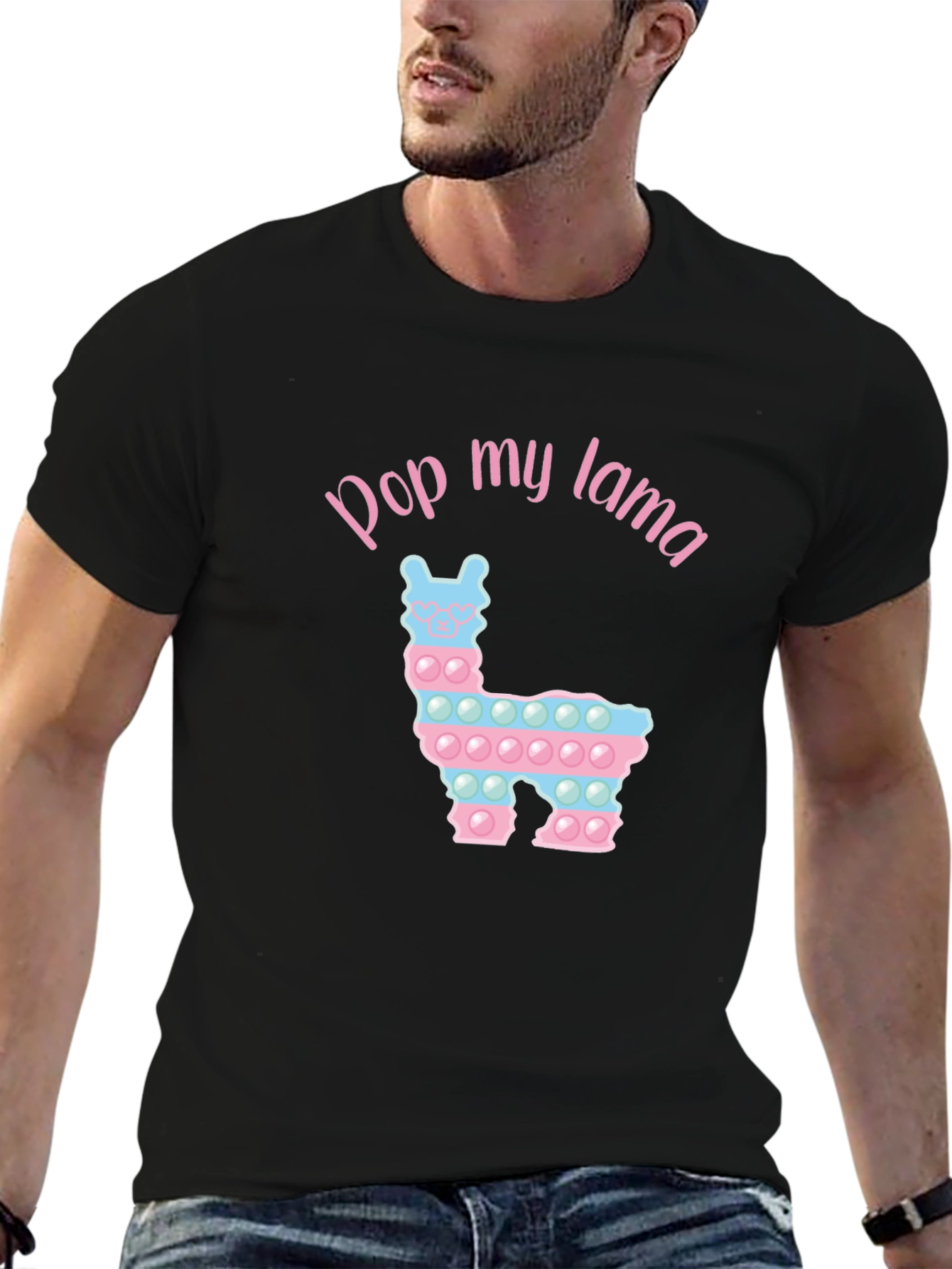 Pop My Lama Graphic T-Shirt