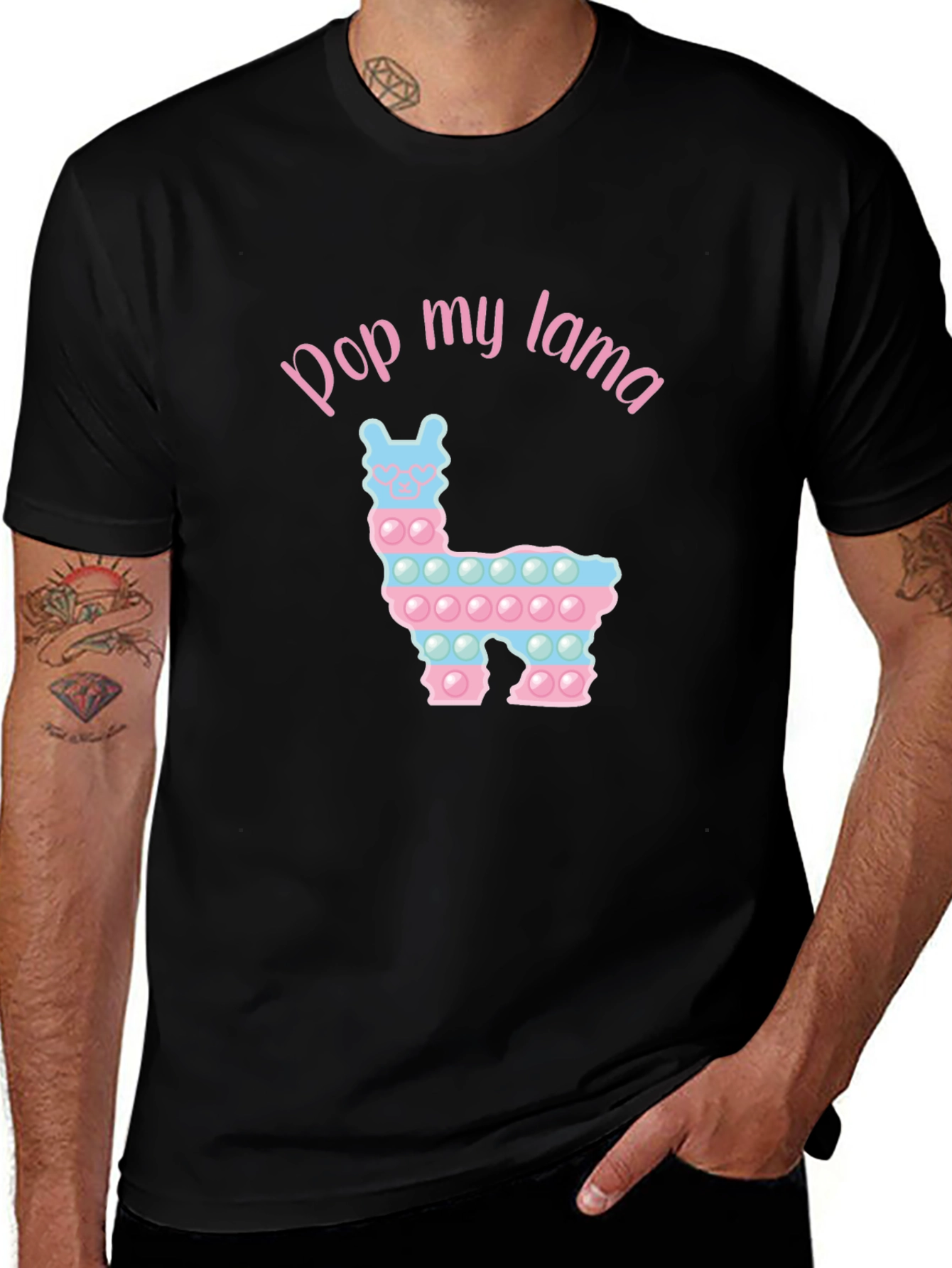 Pop My Lama Graphic T-Shirt