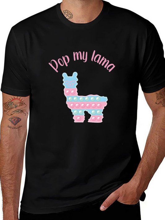 Pop My Lama Graphic T-Shirt