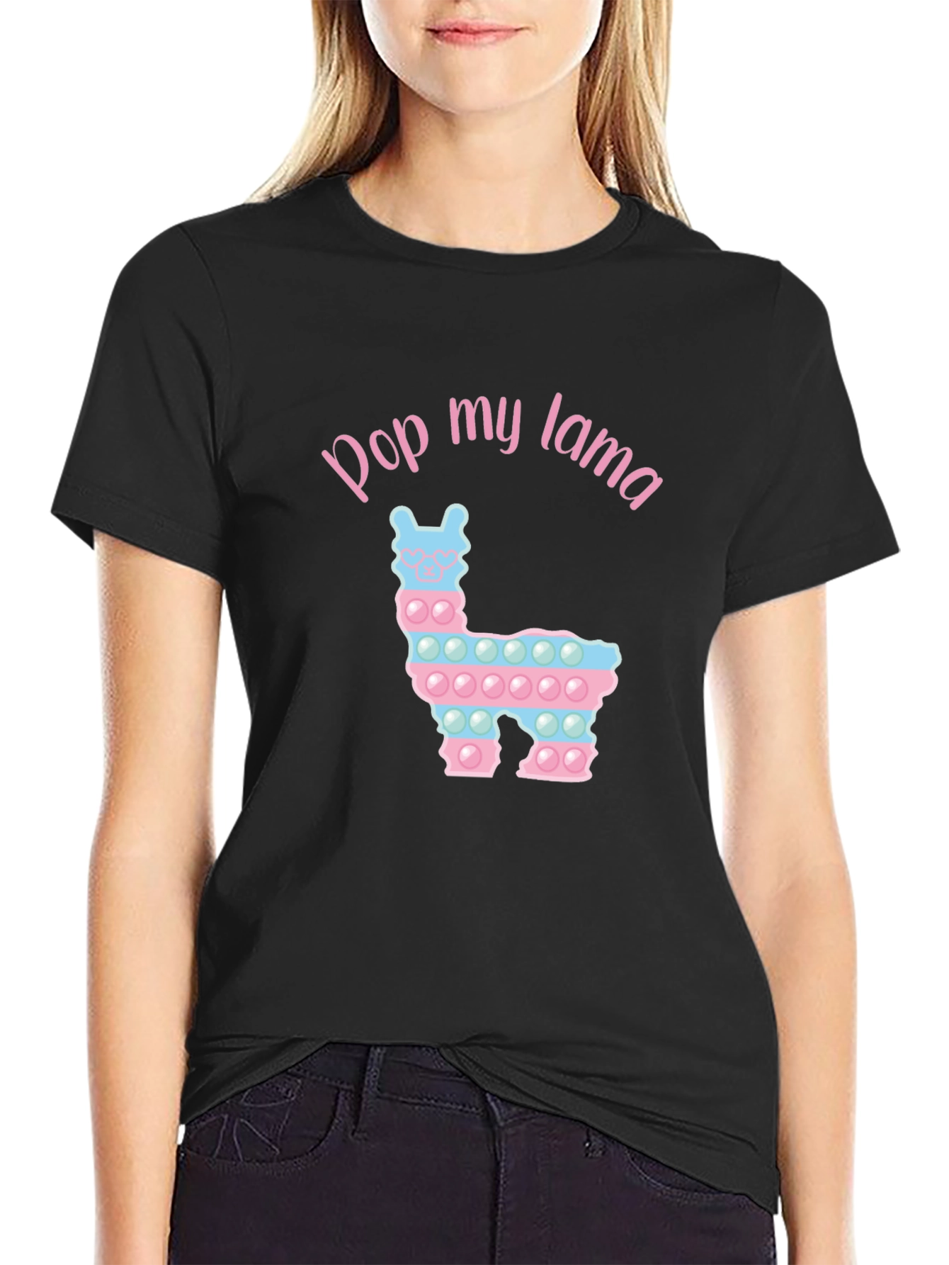 Pop My Lama Graphic T-Shirt