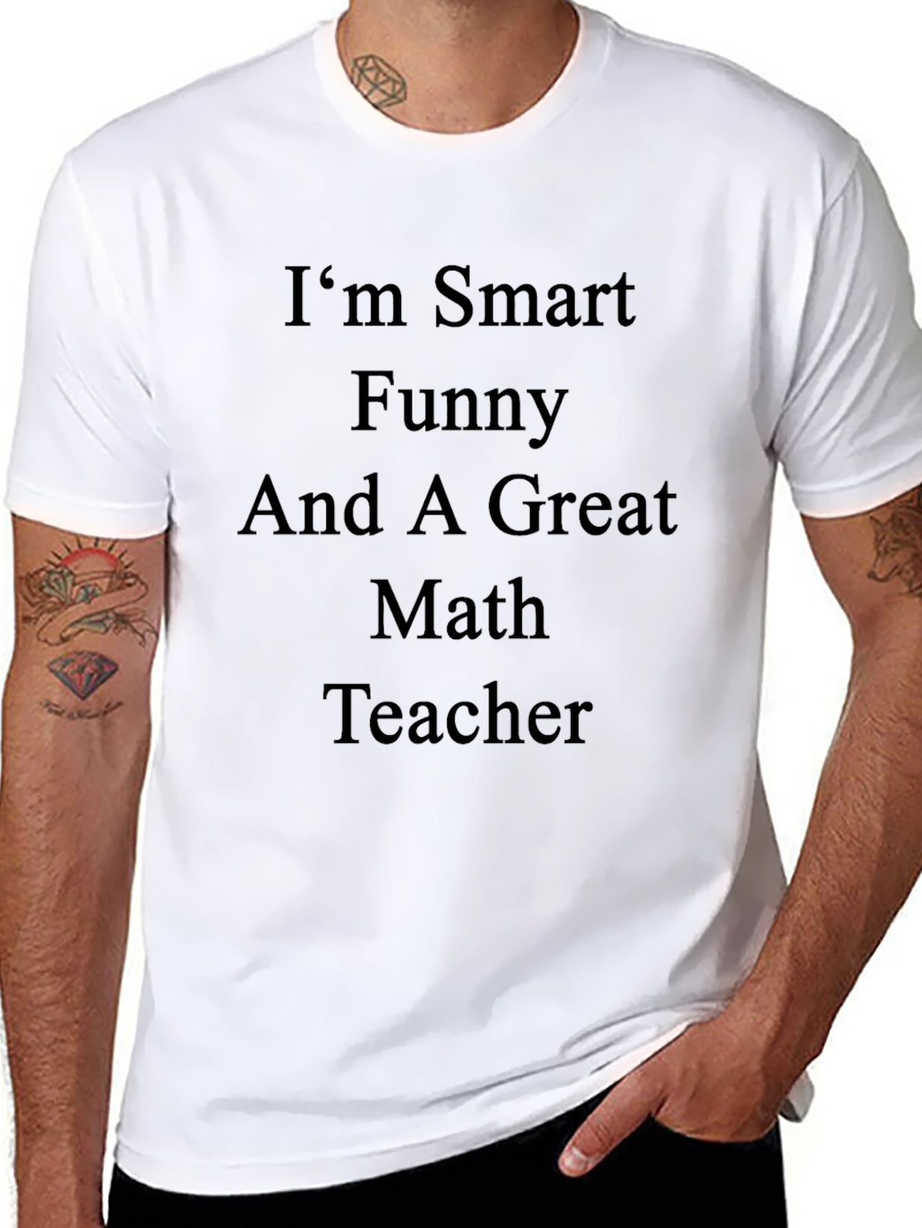 Smart Funny Great Math Teacher T-Shirt