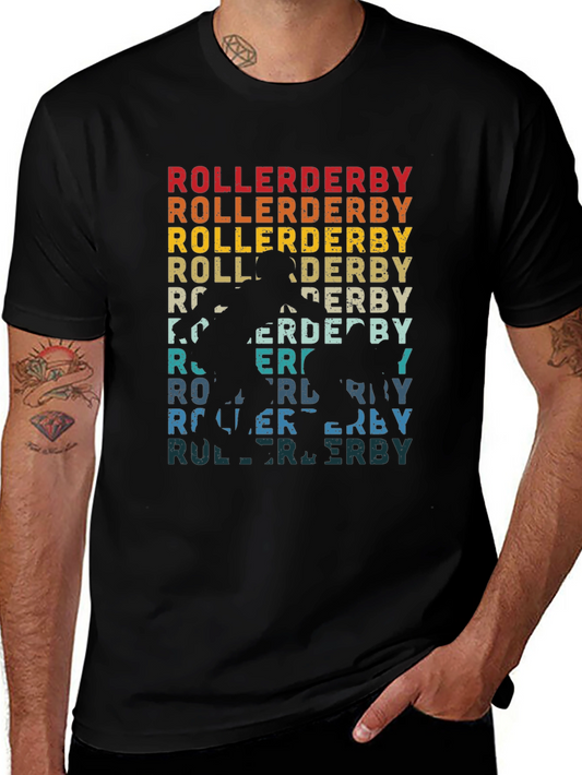 Retro Roller Derby T-Shirt - Vintage Style Tee