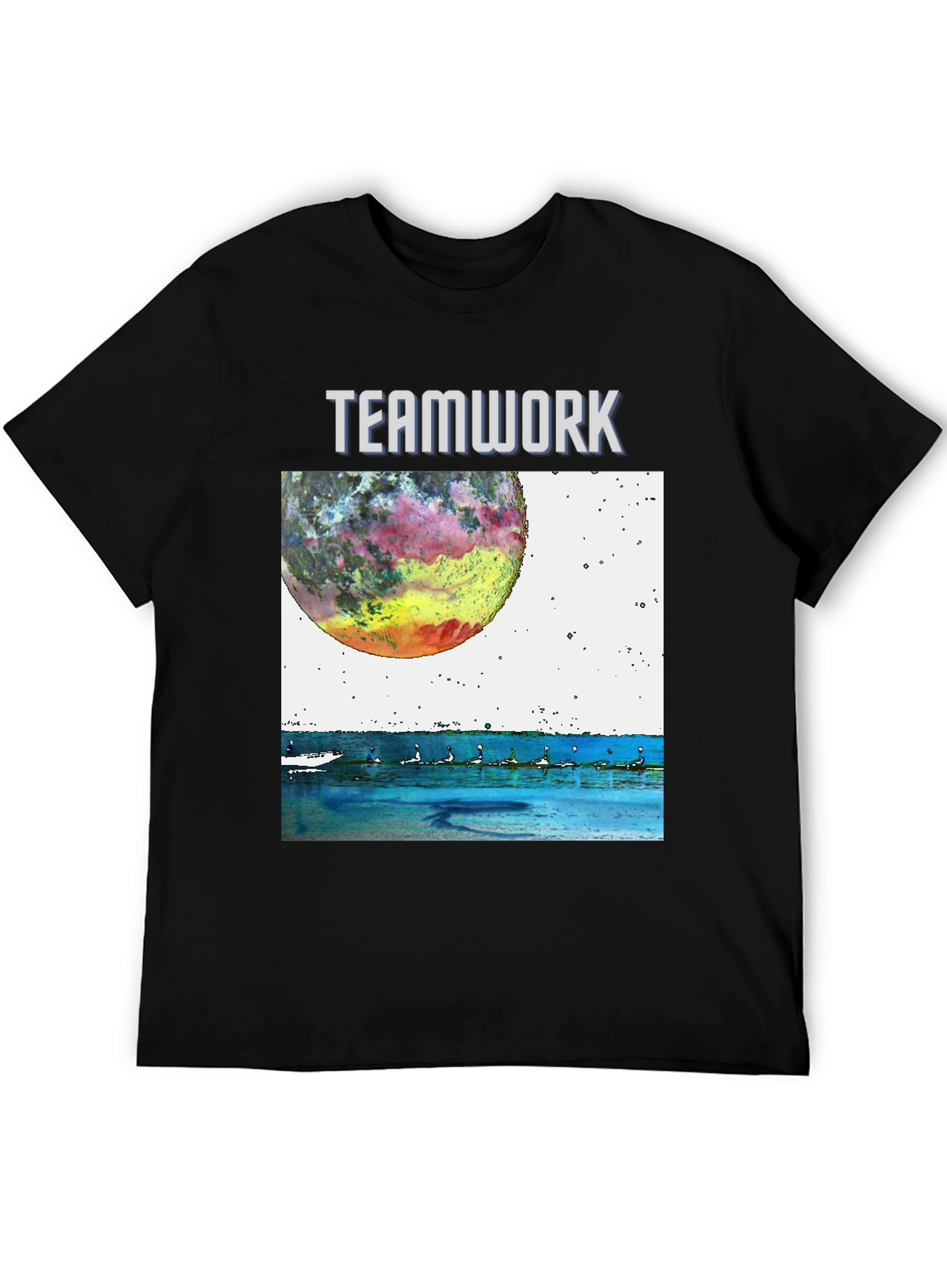 Teamwork Rowing Crew Graphic Tee