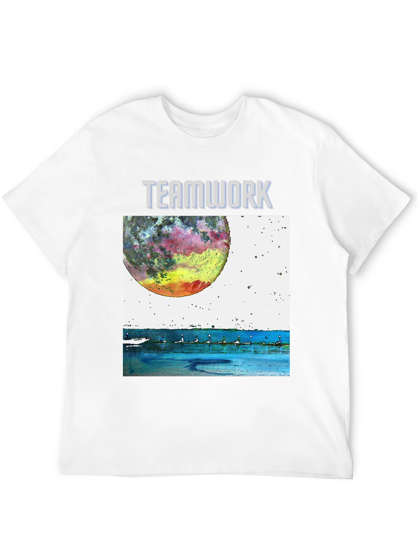 Teamwork Rowing Crew Graphic Tee
