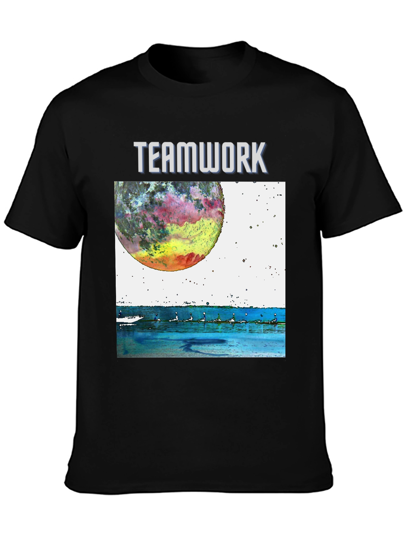 Teamwork Rowing Crew Graphic Tee