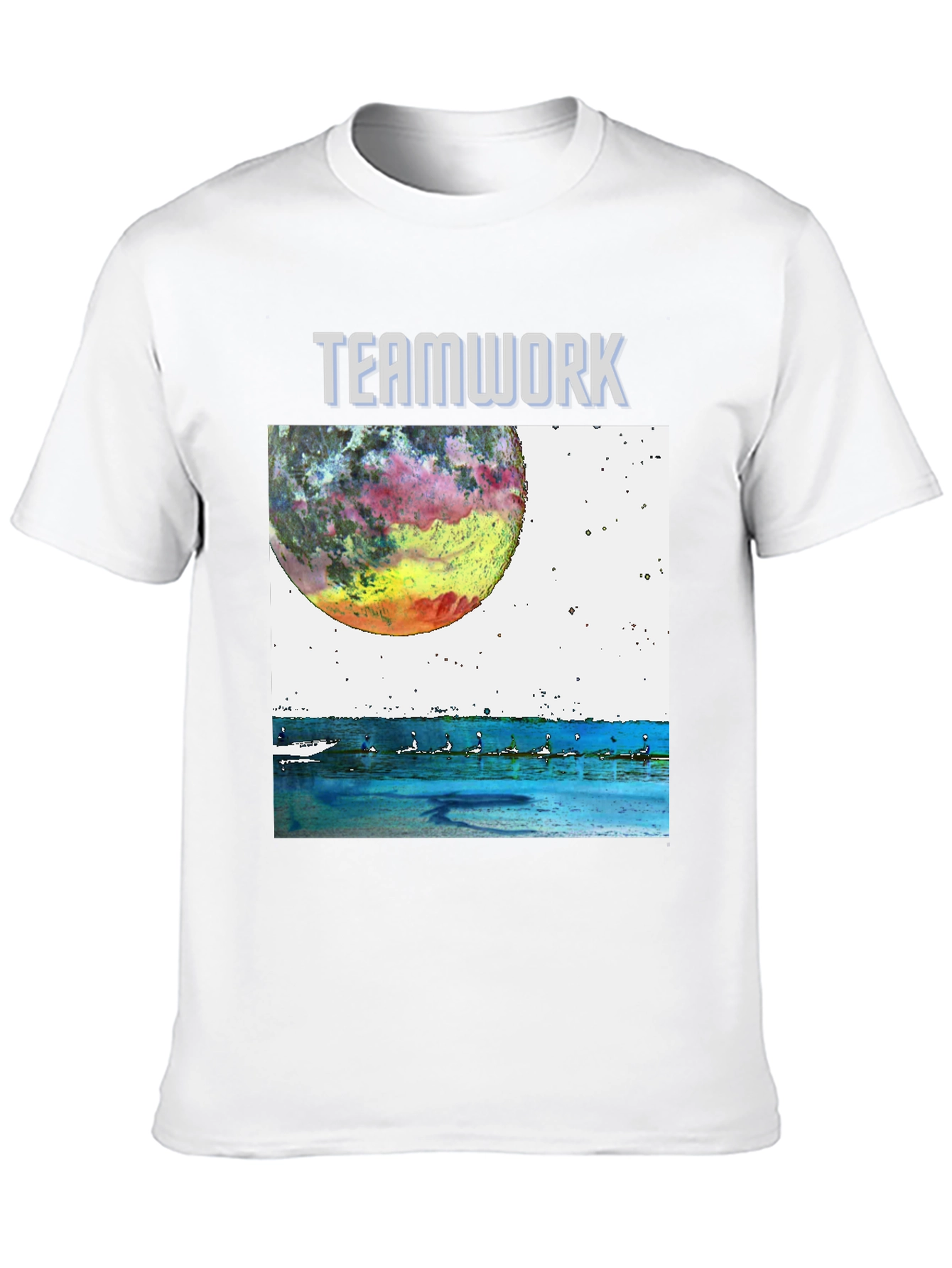 Teamwork Rowing Crew Graphic Tee