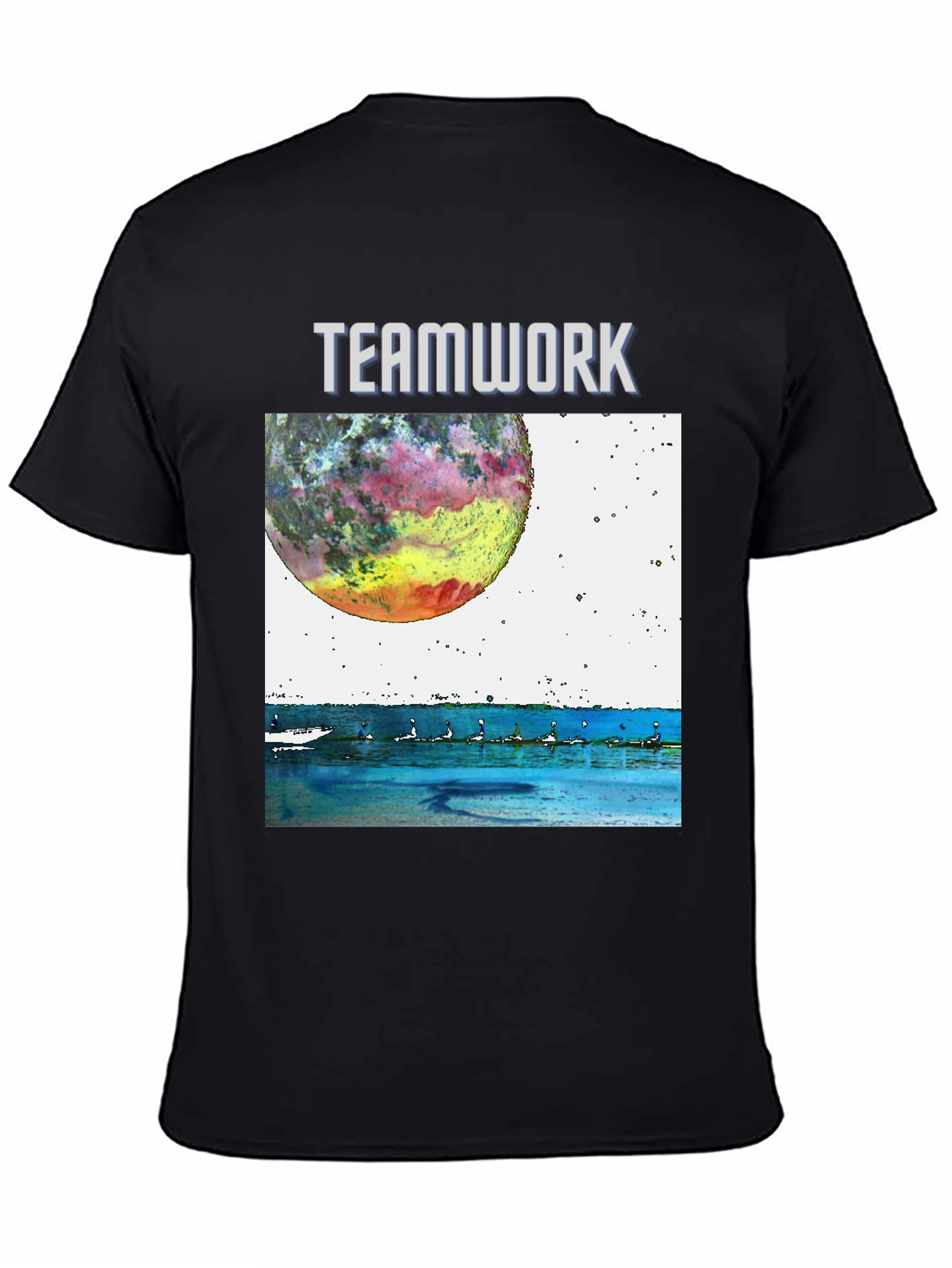 Teamwork Rowing Crew Graphic Tee