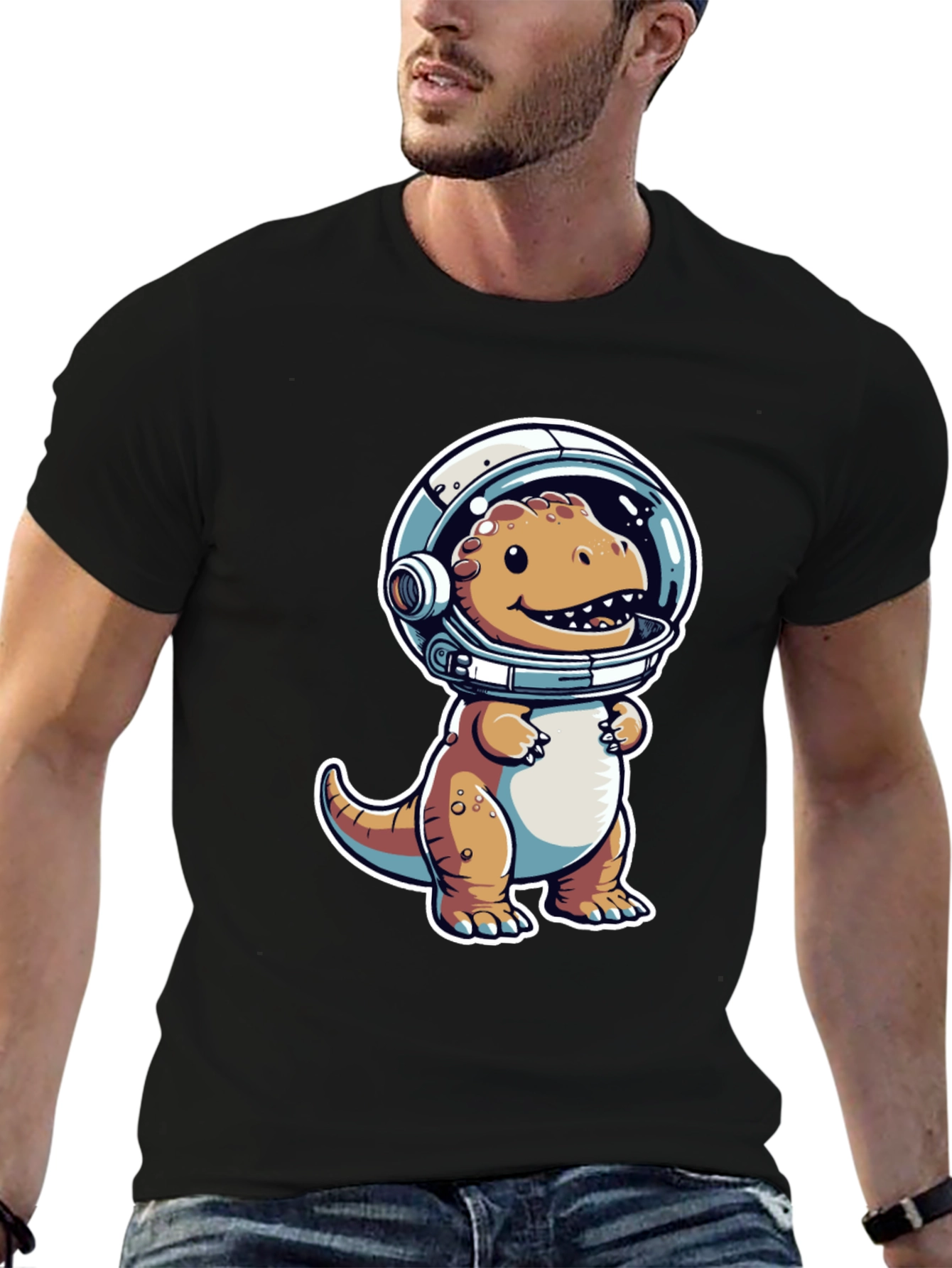 Dino Astronaut T-Shirt - Space Rex Adventure Tee