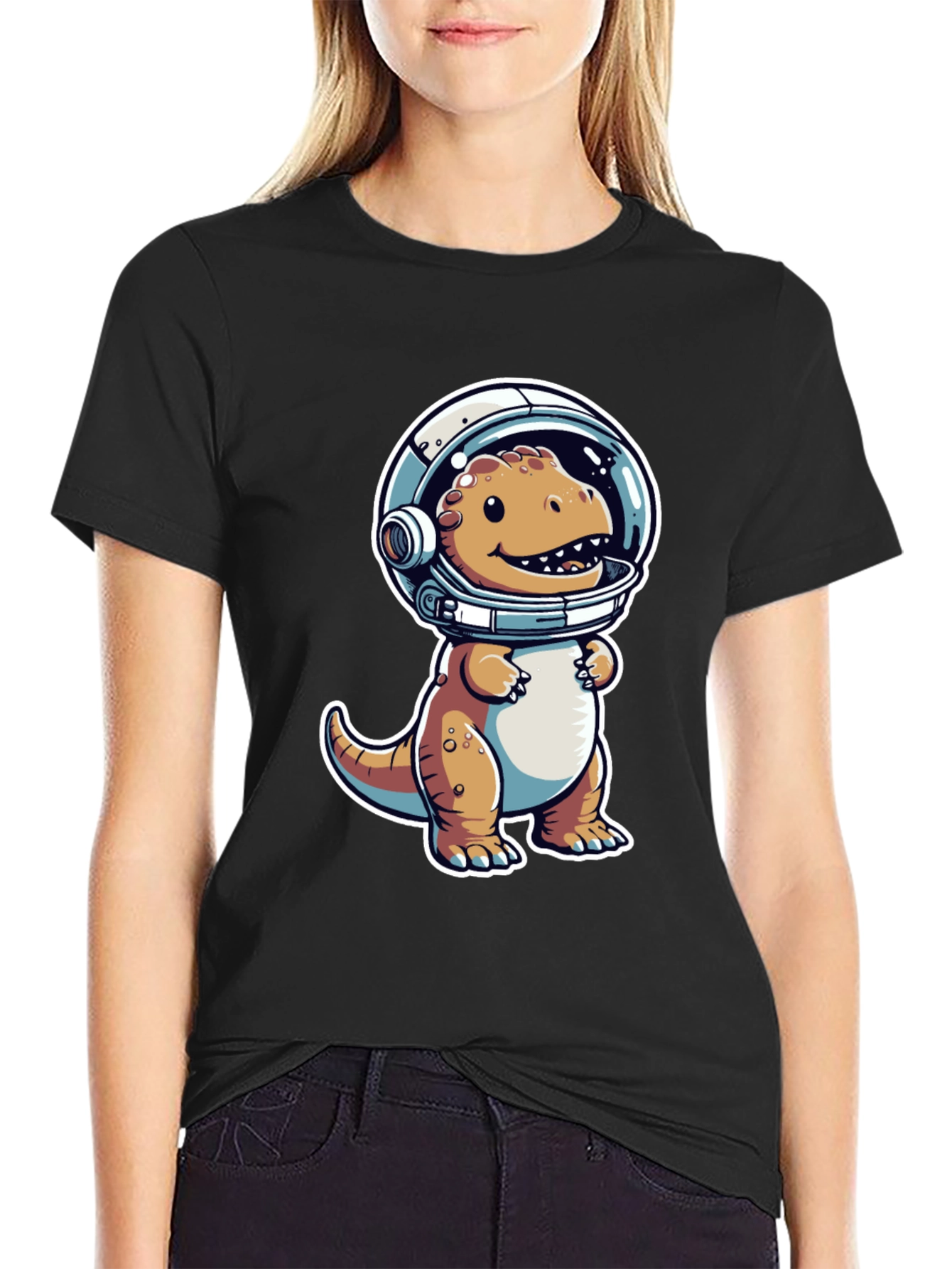 Dino Astronaut T-Shirt - Space Rex Adventure Tee