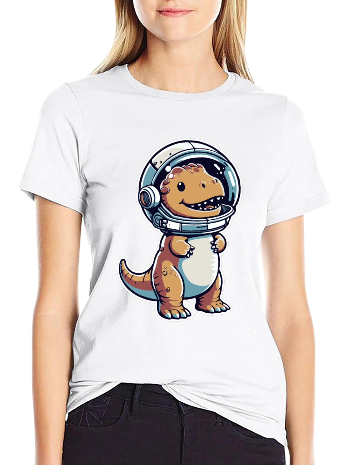 Dino Astronaut T-Shirt - Space Rex Adventure Tee