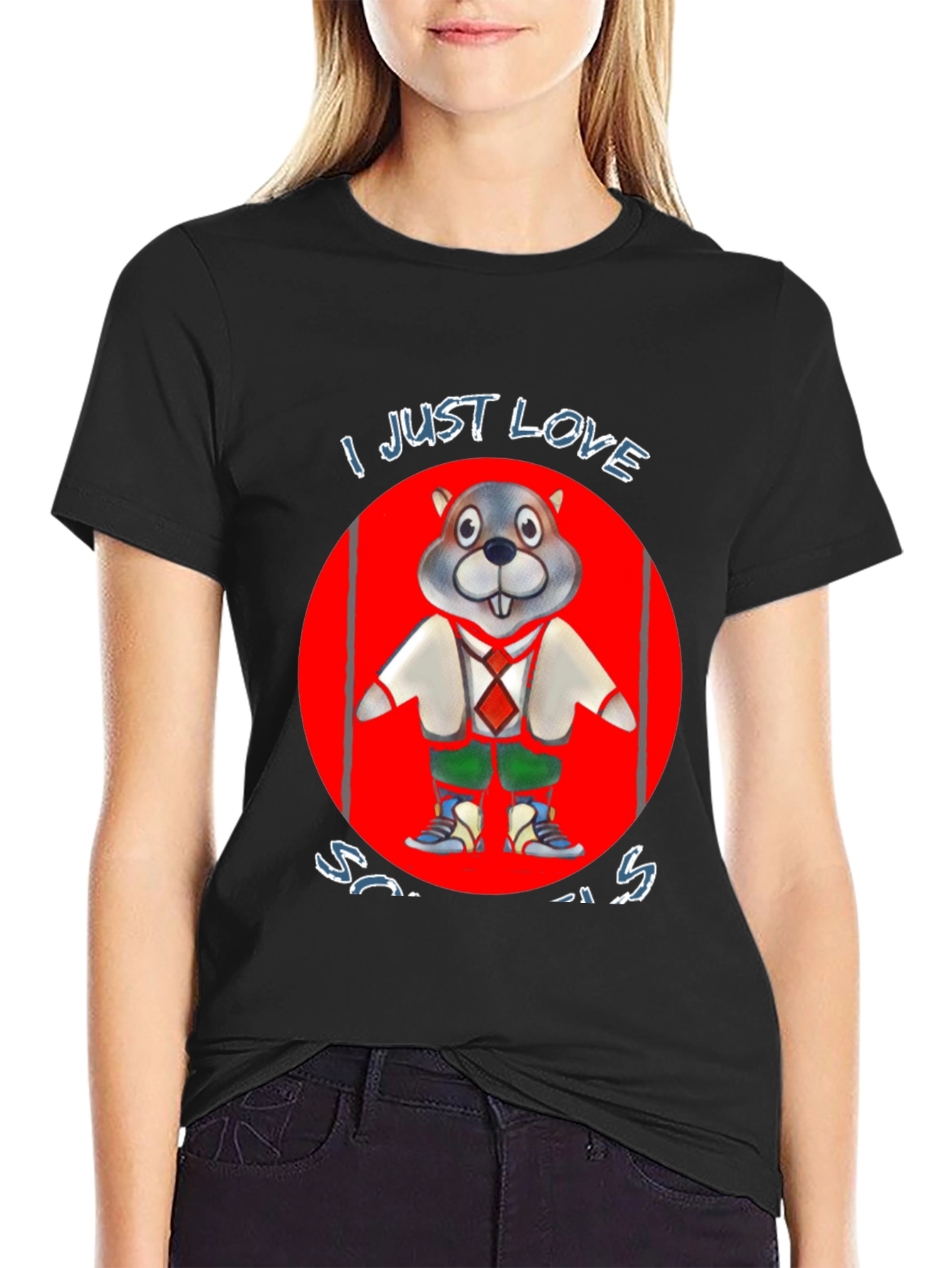 I Just Love Beavers Graphic T-Shirt