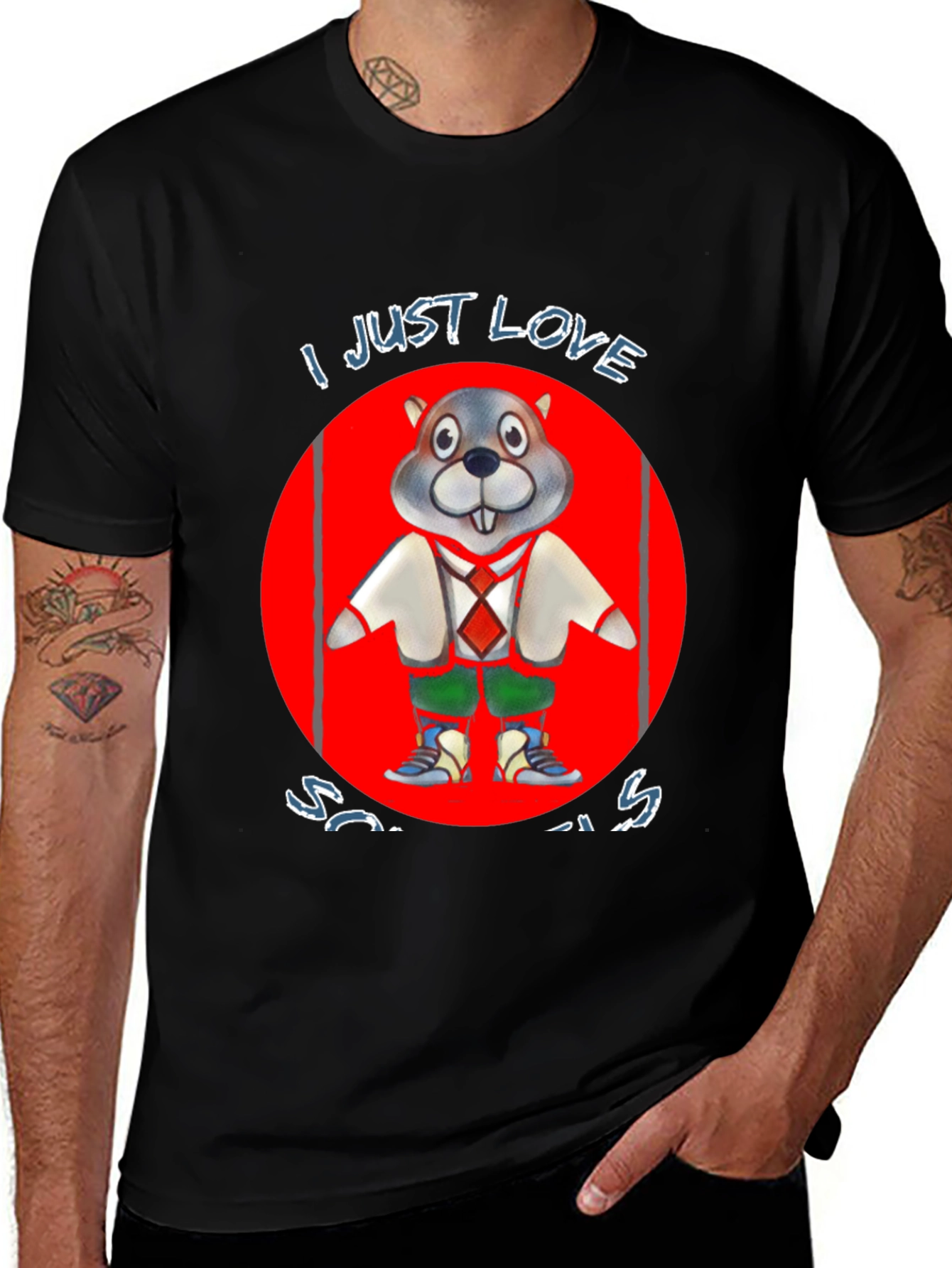 I Just Love Beavers Graphic T-Shirt